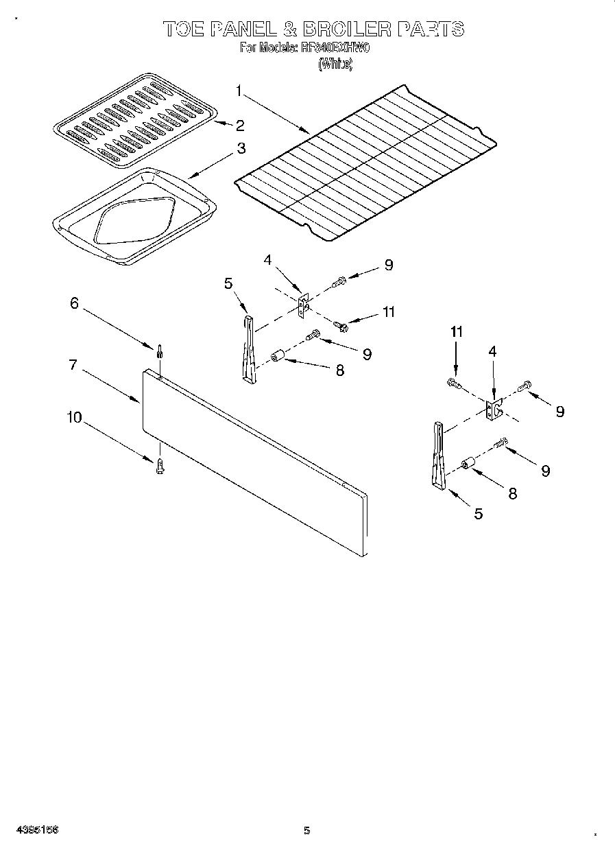 04 - TOE PANEL AND BROILER