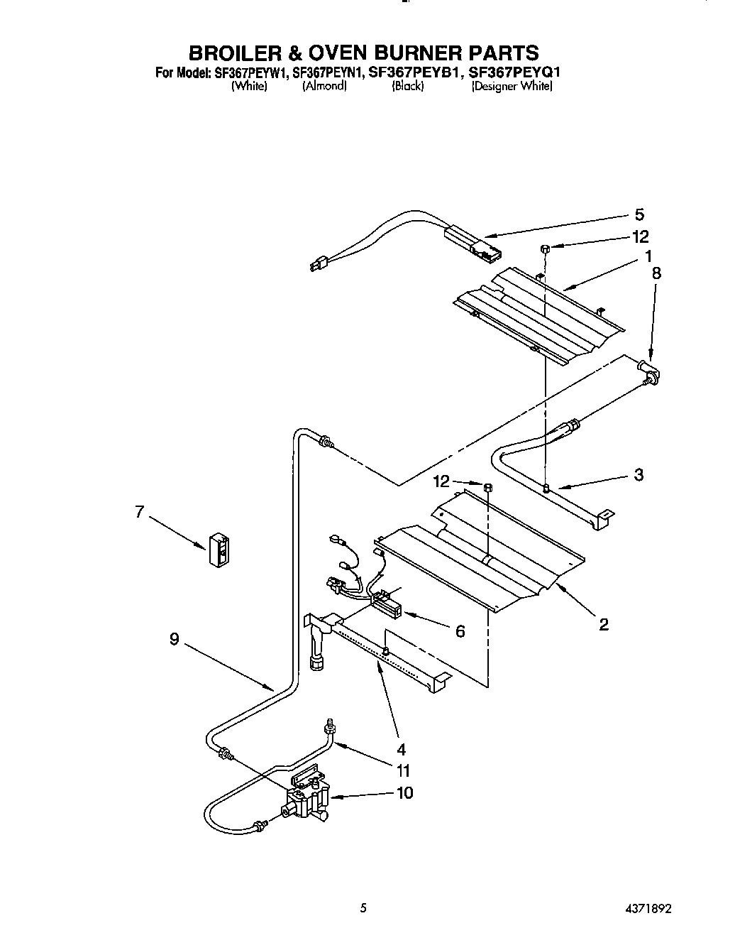 05 - BROILER & OVEN BURNER