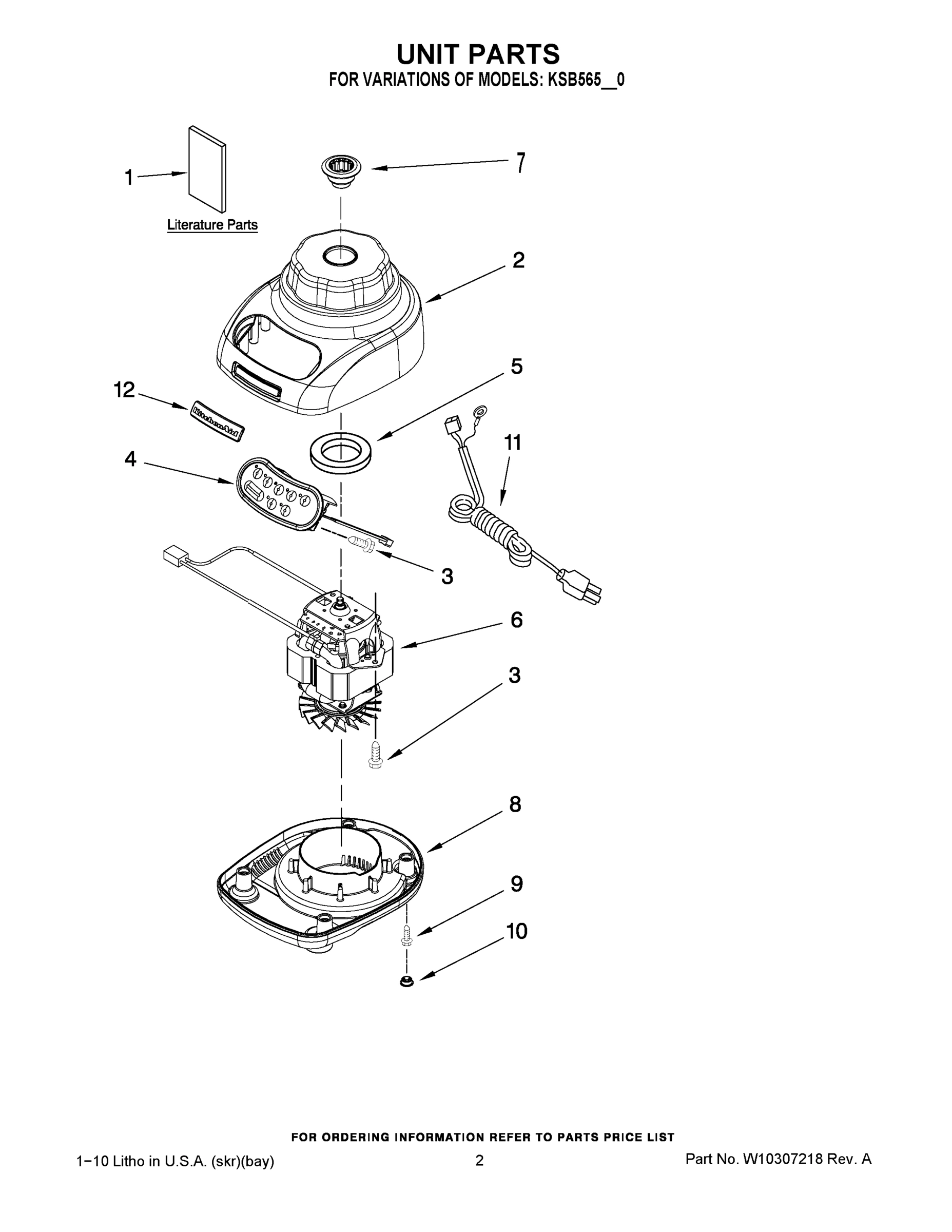 01 - UNIT PARTS