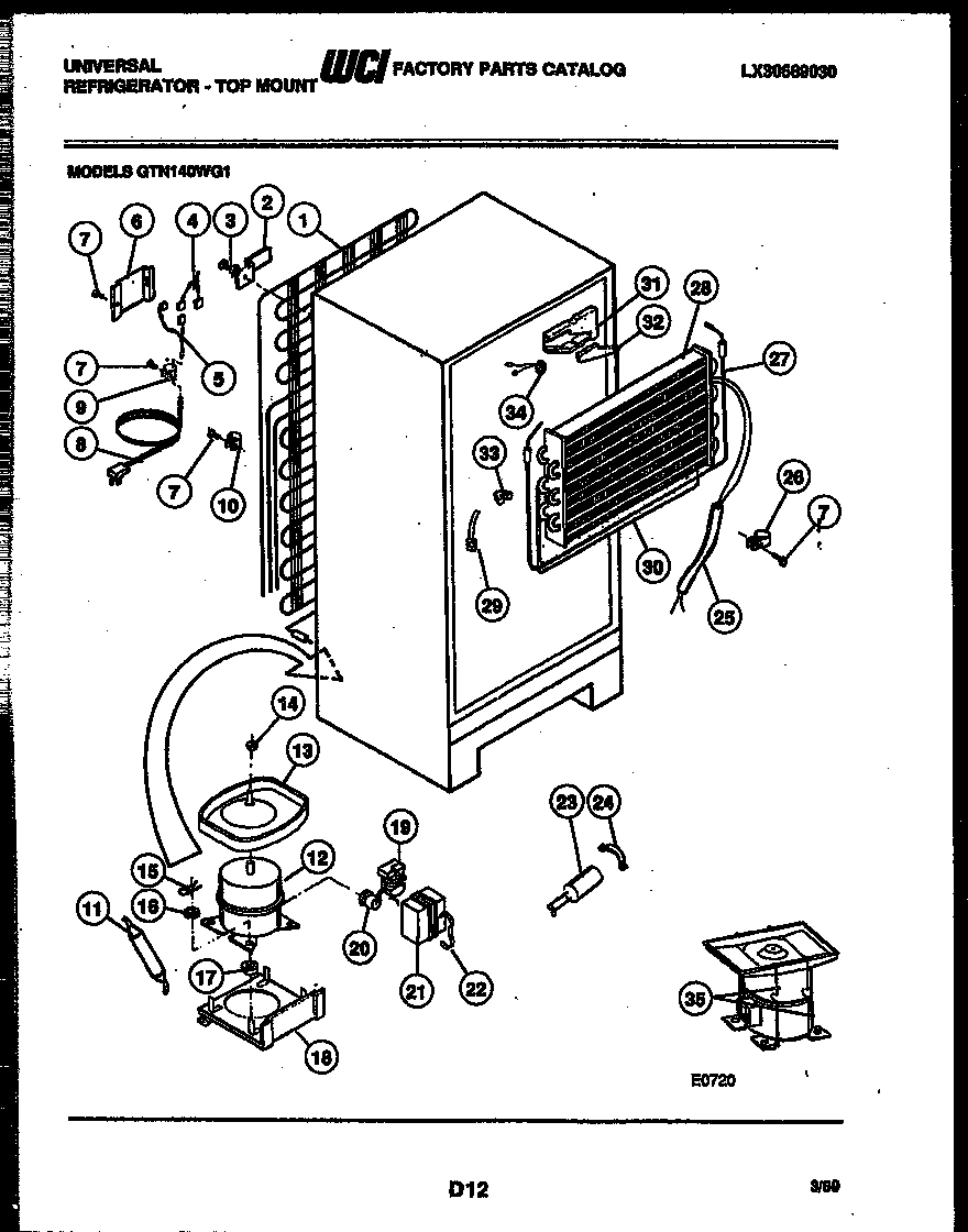 05 - SYSTEM AND AUTOMATIC DEFROST PARTS