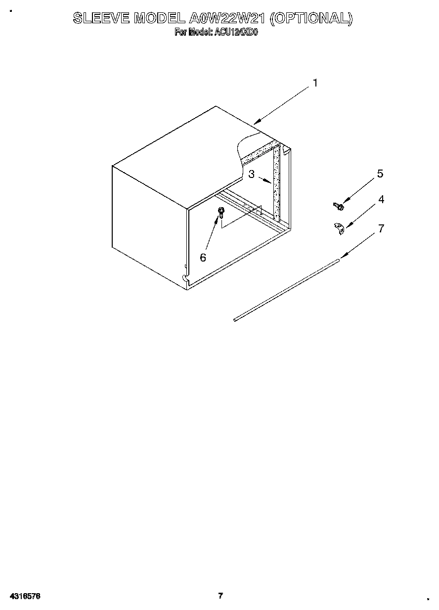 05 - SLEEVE MODEL A0W22W21