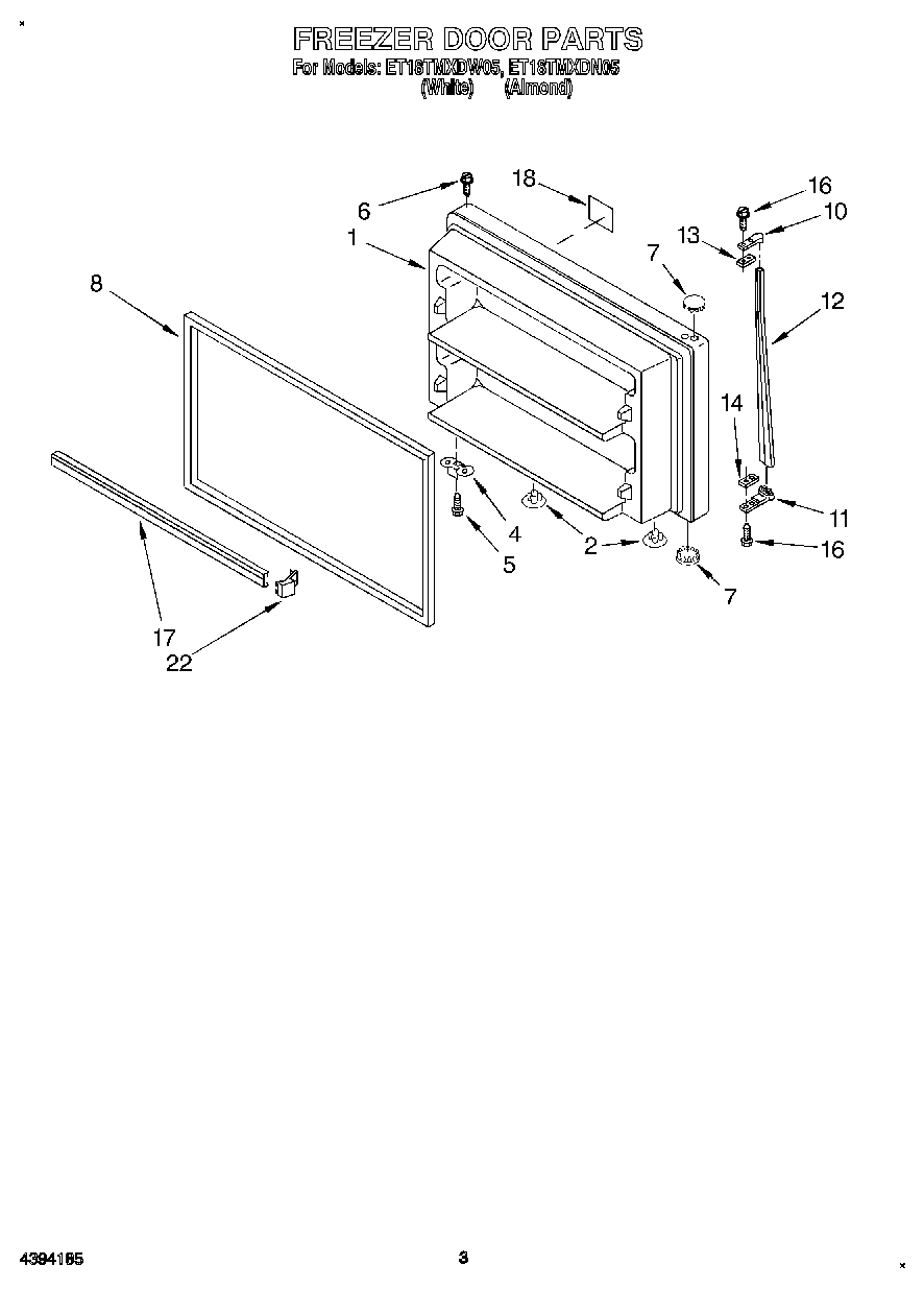 02 - FREEZER DOOR