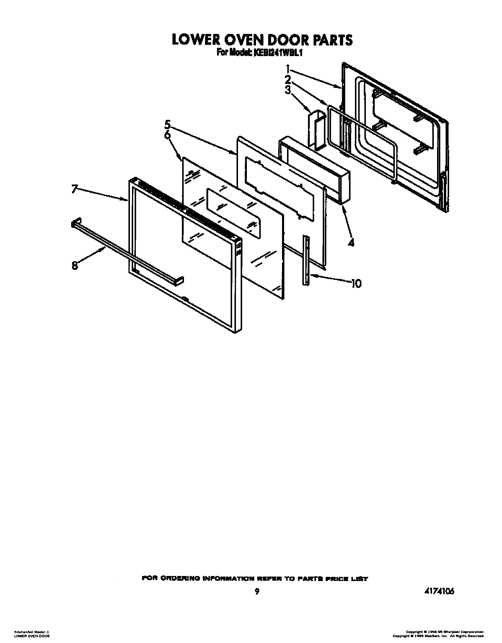 06 - LOWER OVEN DOOR