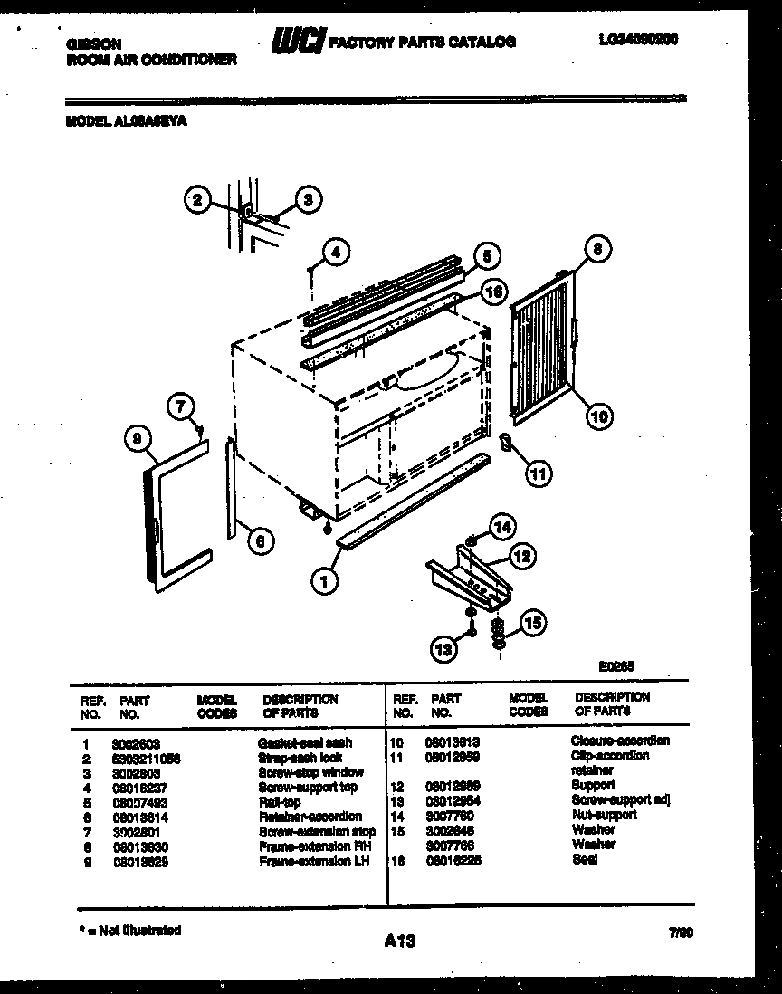 06 - CABINET AND INSTALLATION PARTS