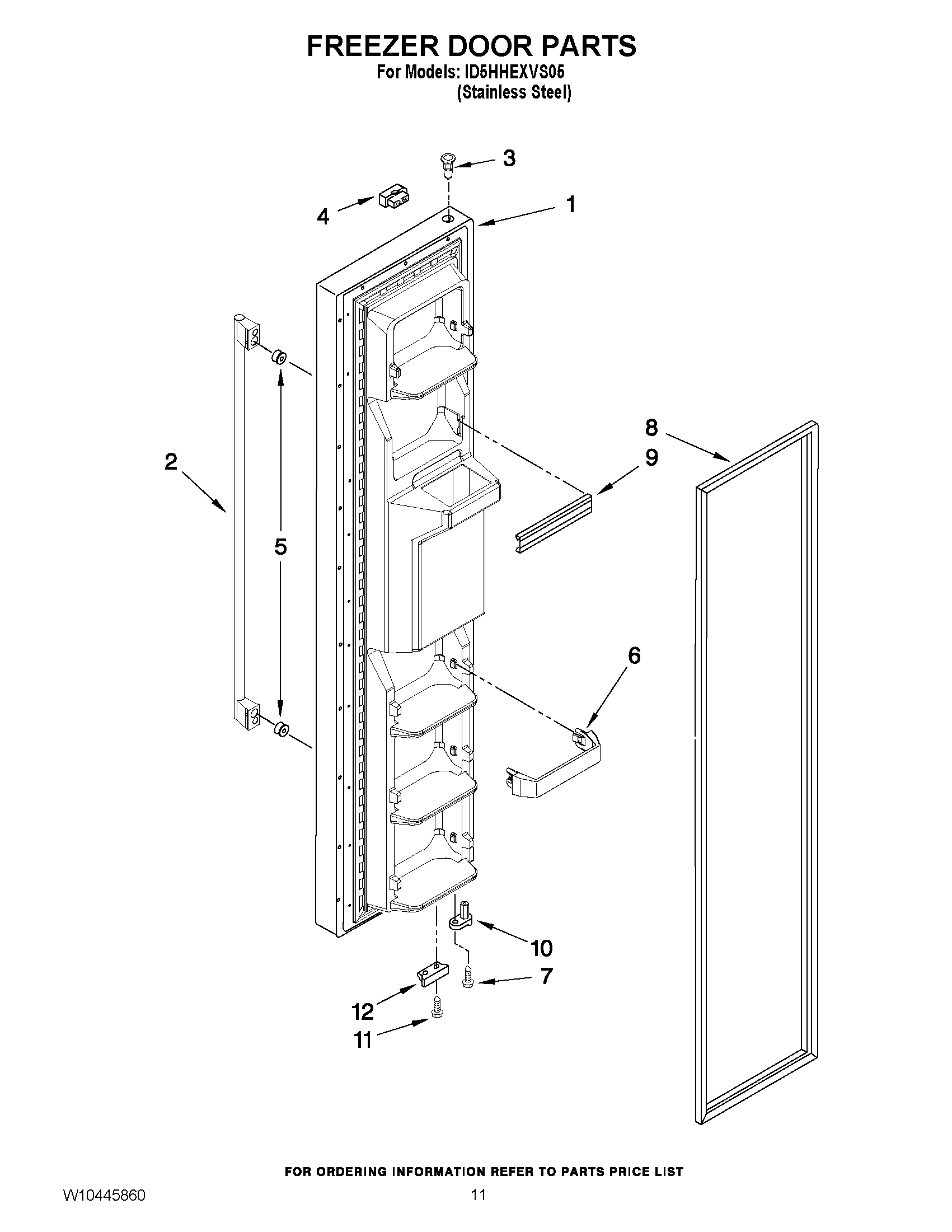 07 - FREEZER DOOR PARTS