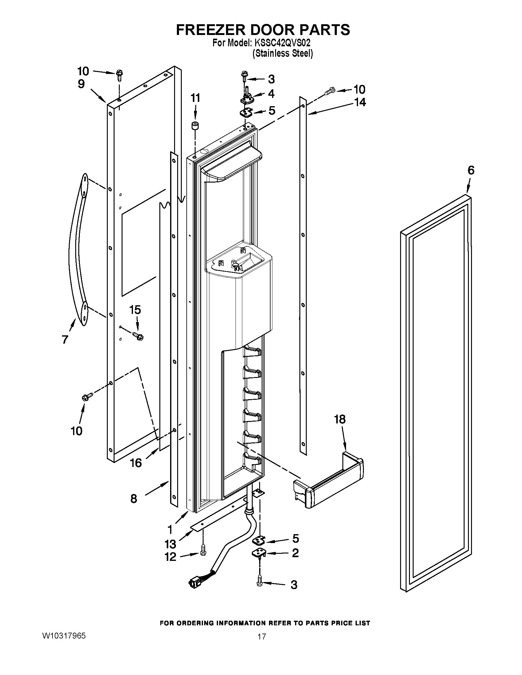 11 - FREEZER DOOR PARTS