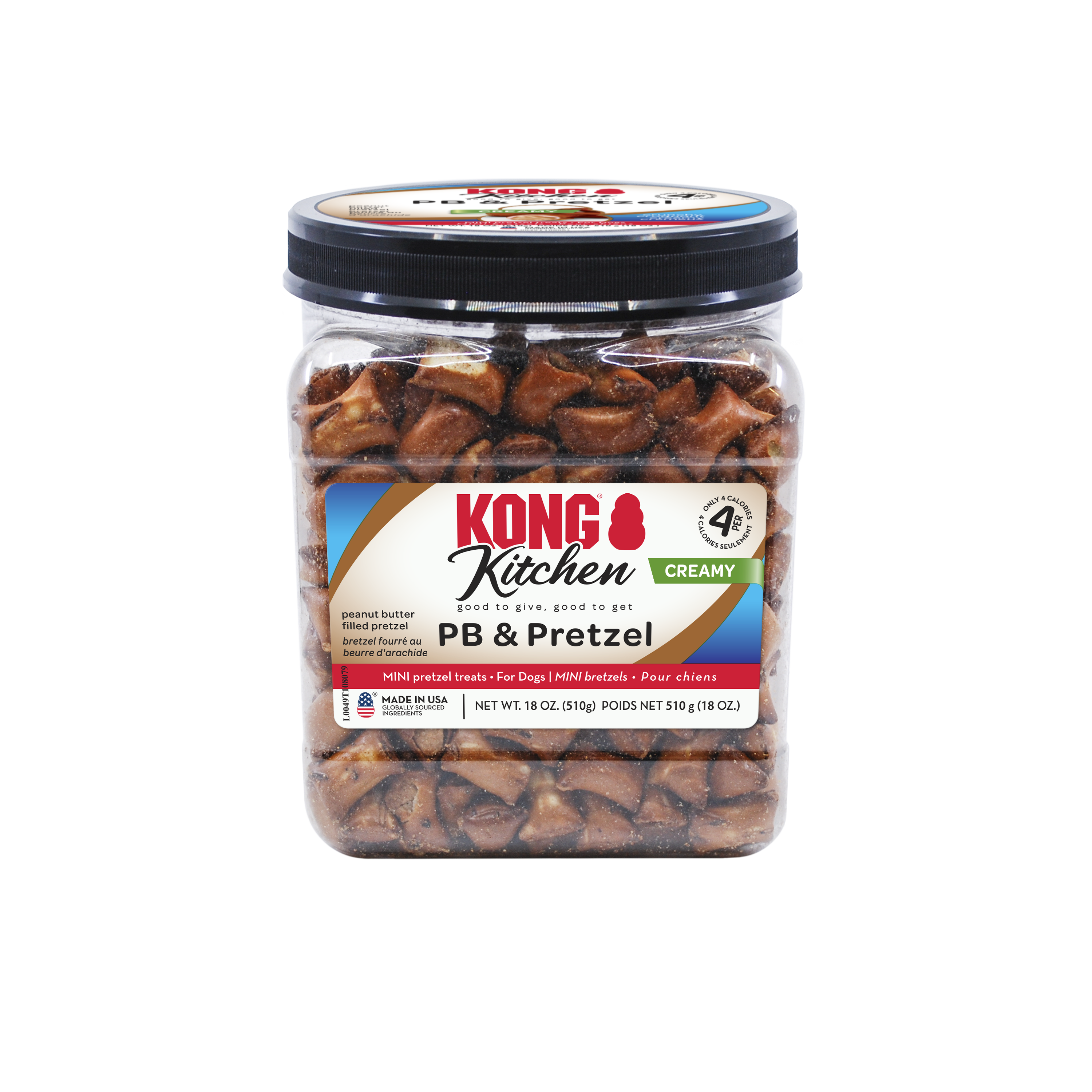 KONG Kitchen Creamy Peanut Butter & Pretzel onpack product image