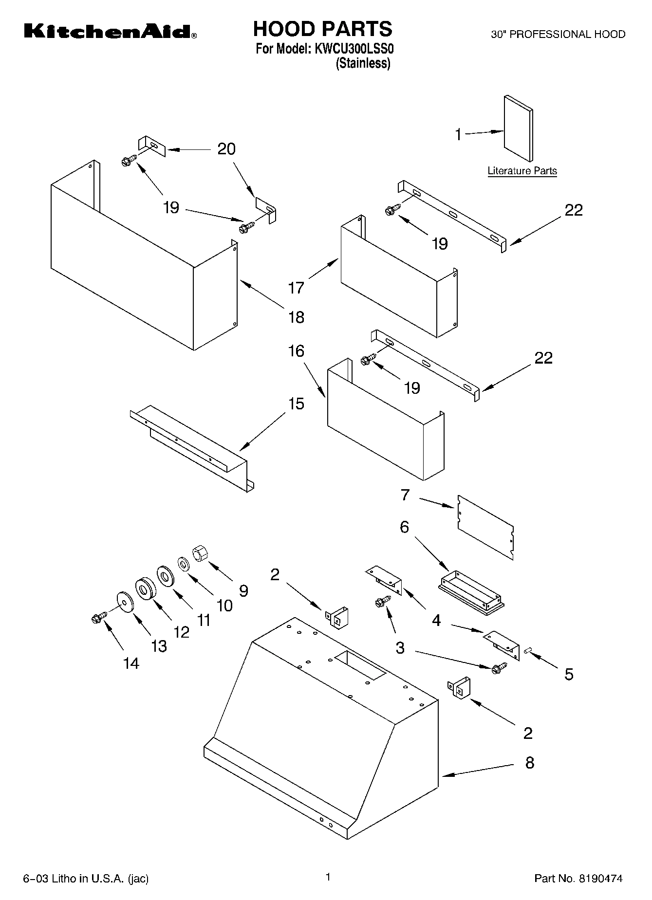 01 - HOOD PARTS