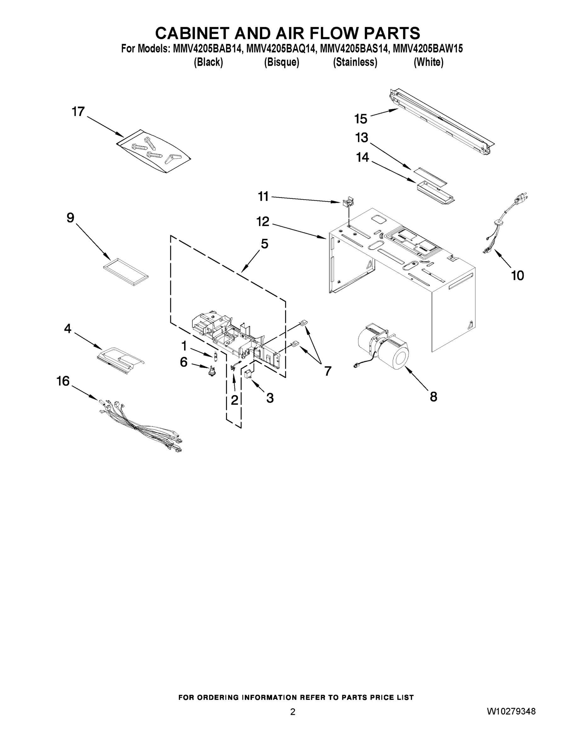 02 - CABINET AND AIR FLOW PARTS