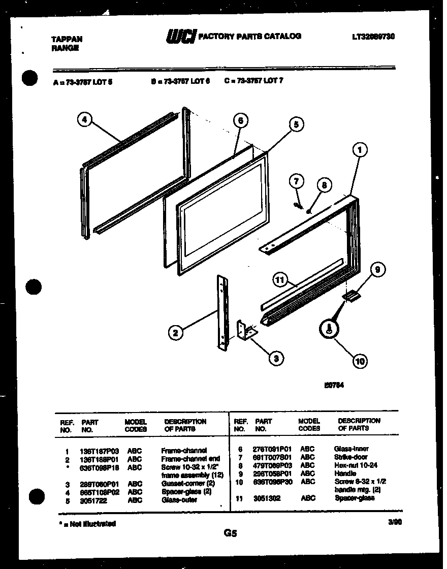 05 - UPPER OVEN DOOR PARTS