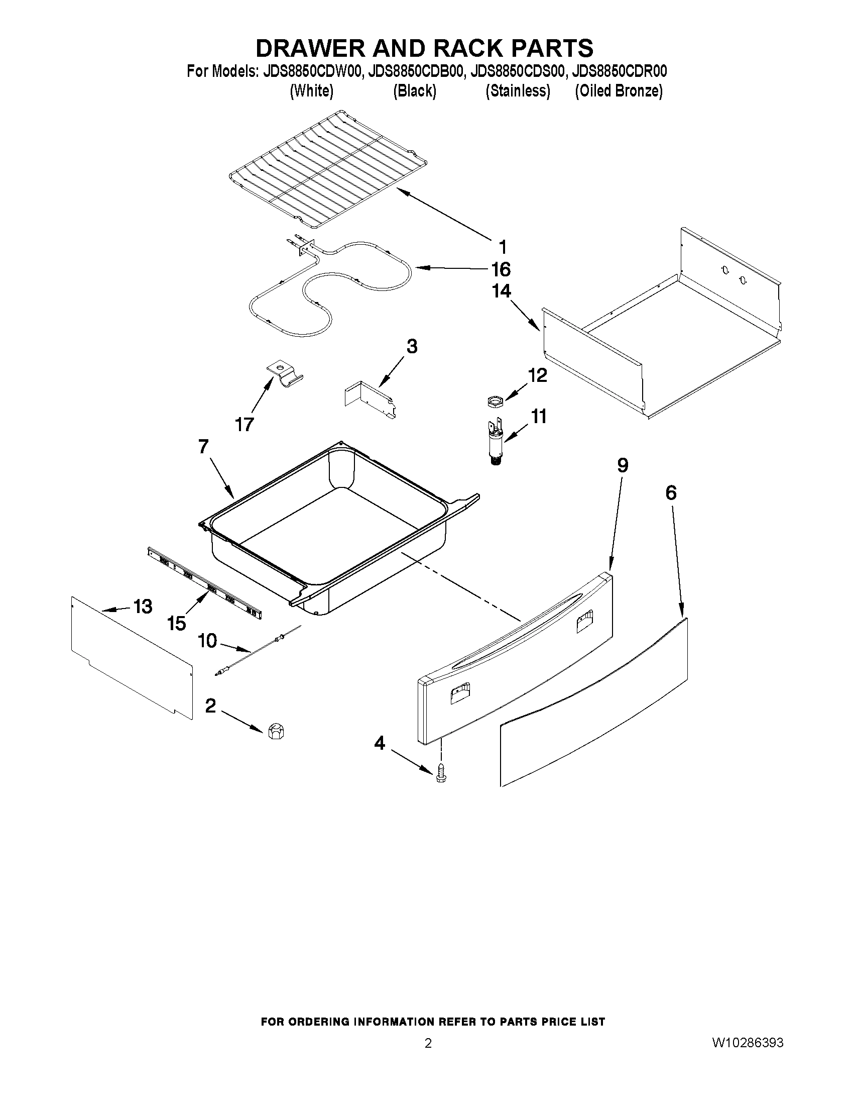 02 - DRAWER AND RACK PARTS