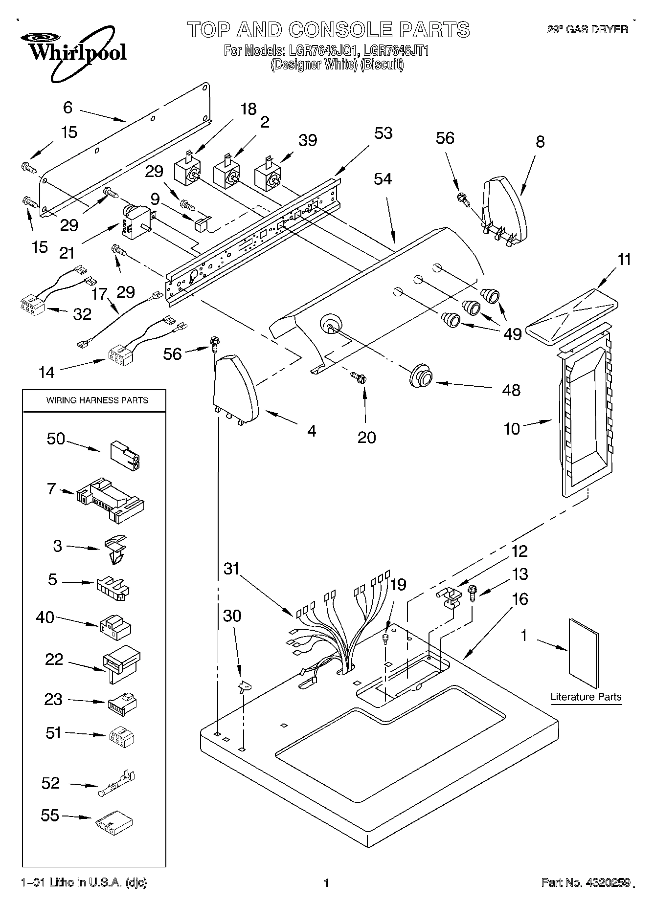01 - TOP AND CONSOLE, LIT/OPTIONAL