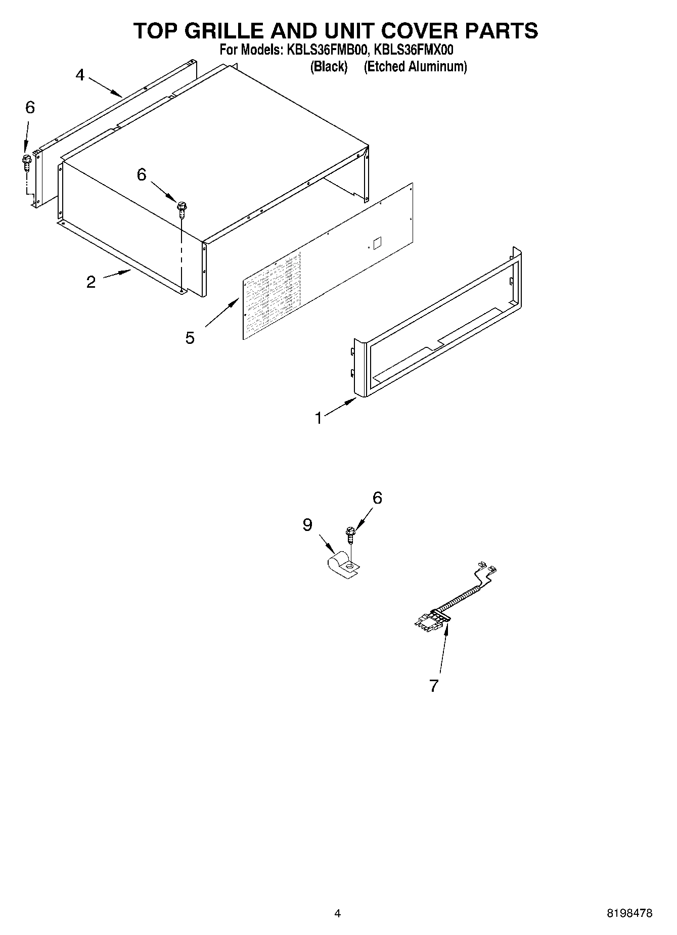 03 - TOP GRILLE AND UNIT COVER PARTS