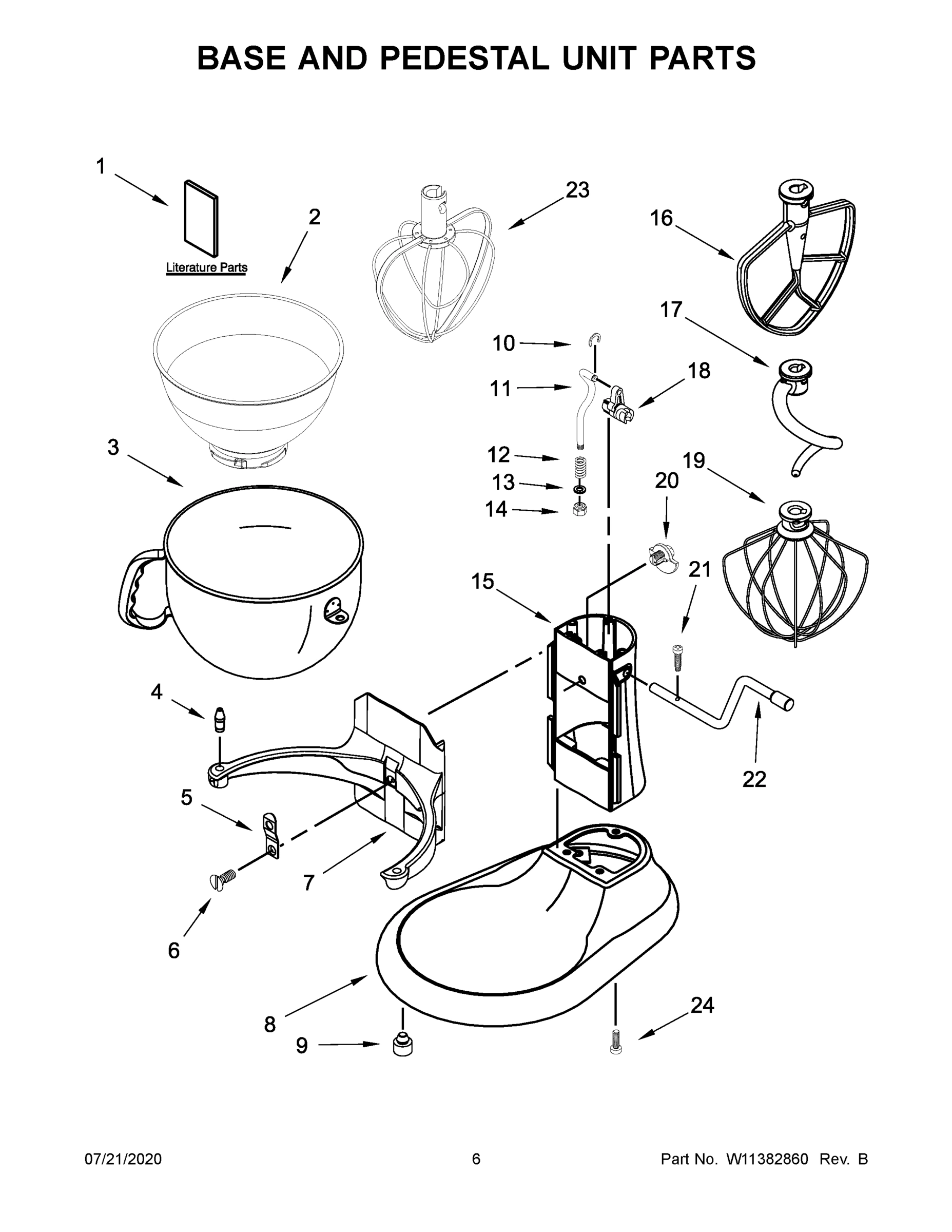 04 - BASE AND PEDESTAL UNIT PARTS