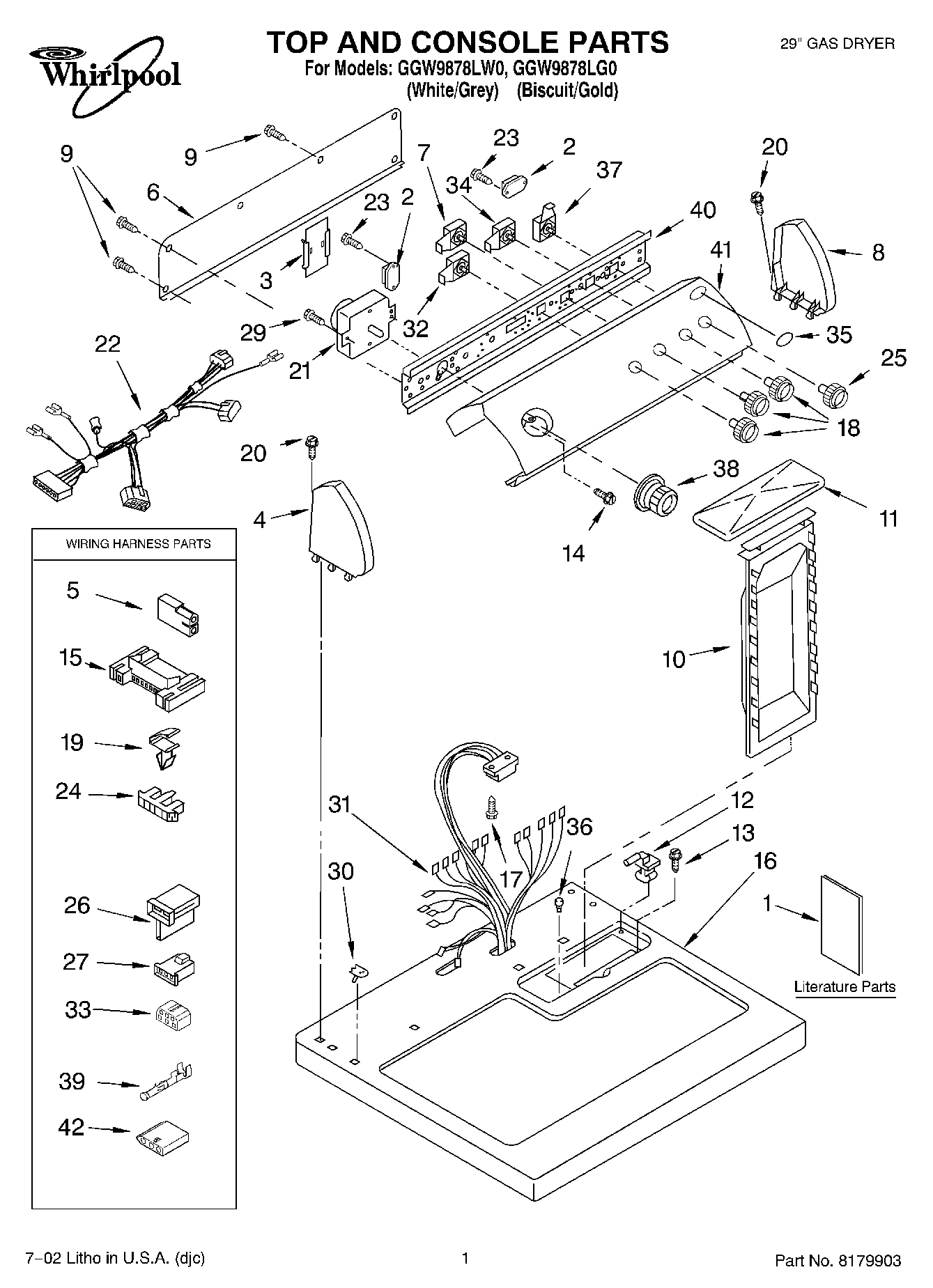 01 - TOP AND CONSOLE, LITERATURE