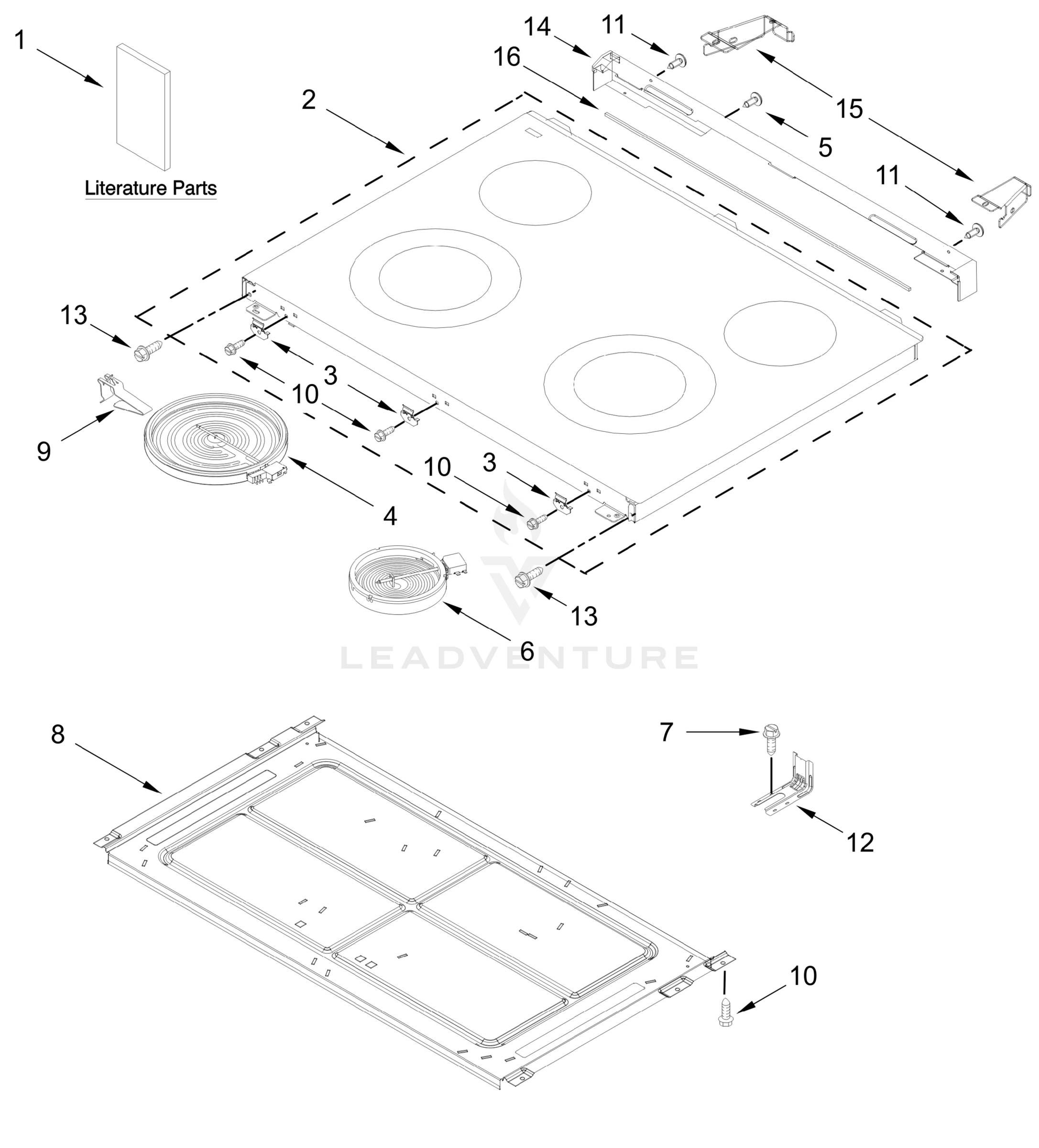 COOKTOP PARTS