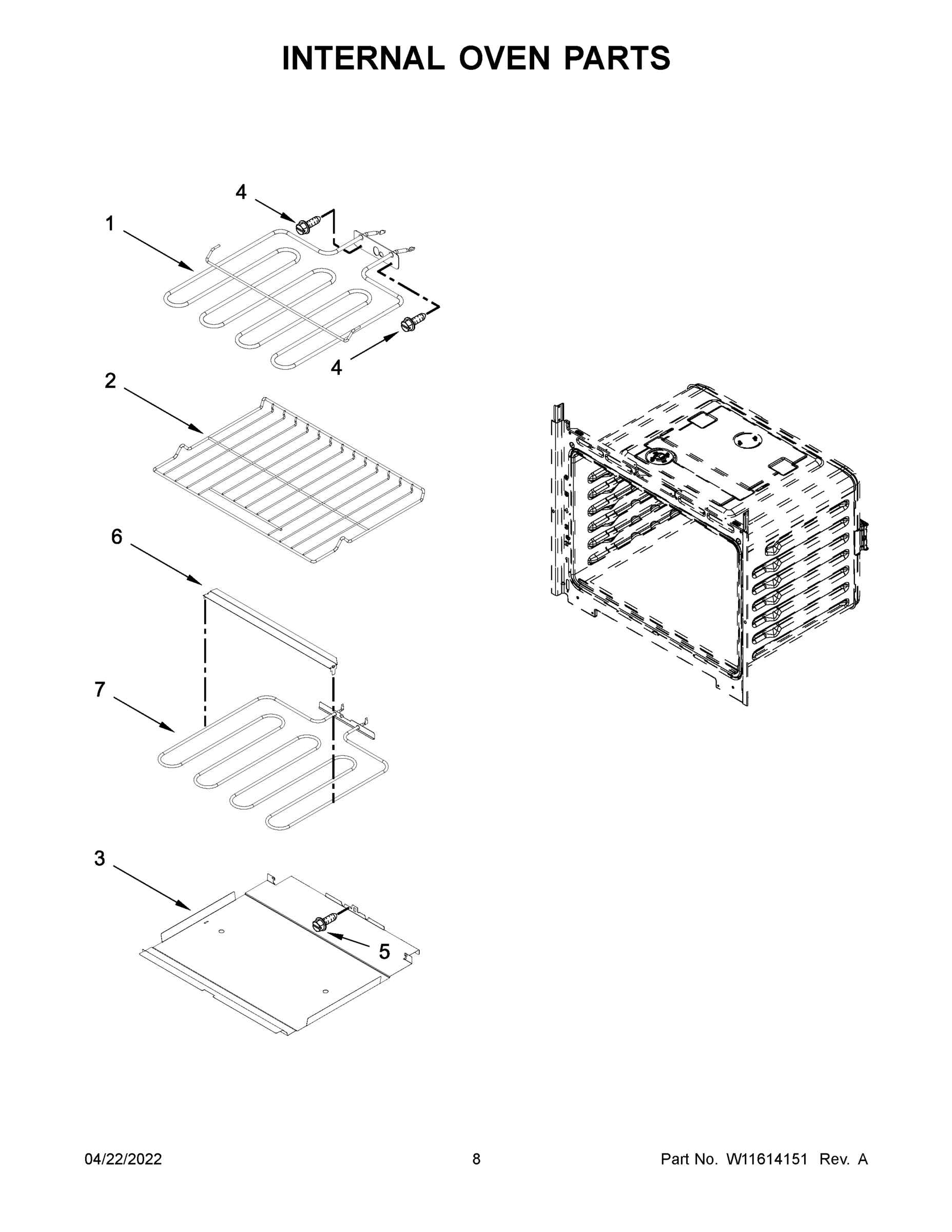 05 - INTERNAL OVEN PARTS