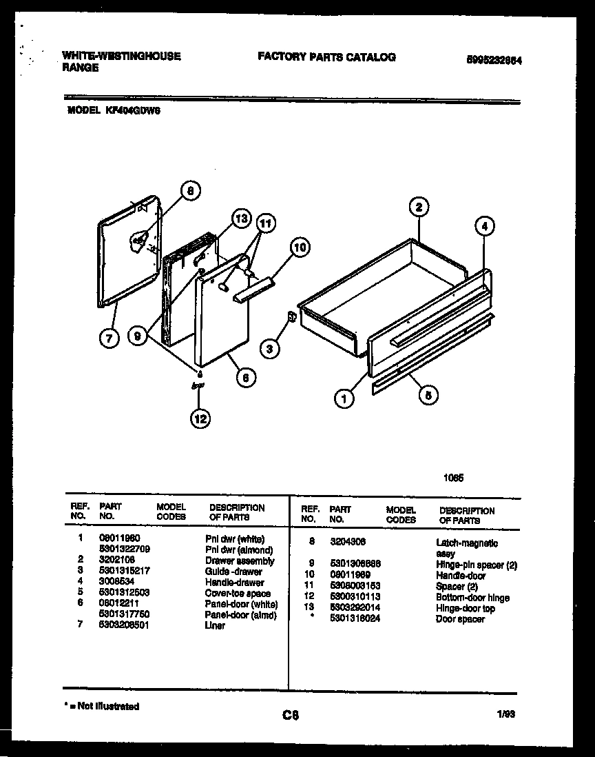 04 - DOOR AND DRAWER PARTS