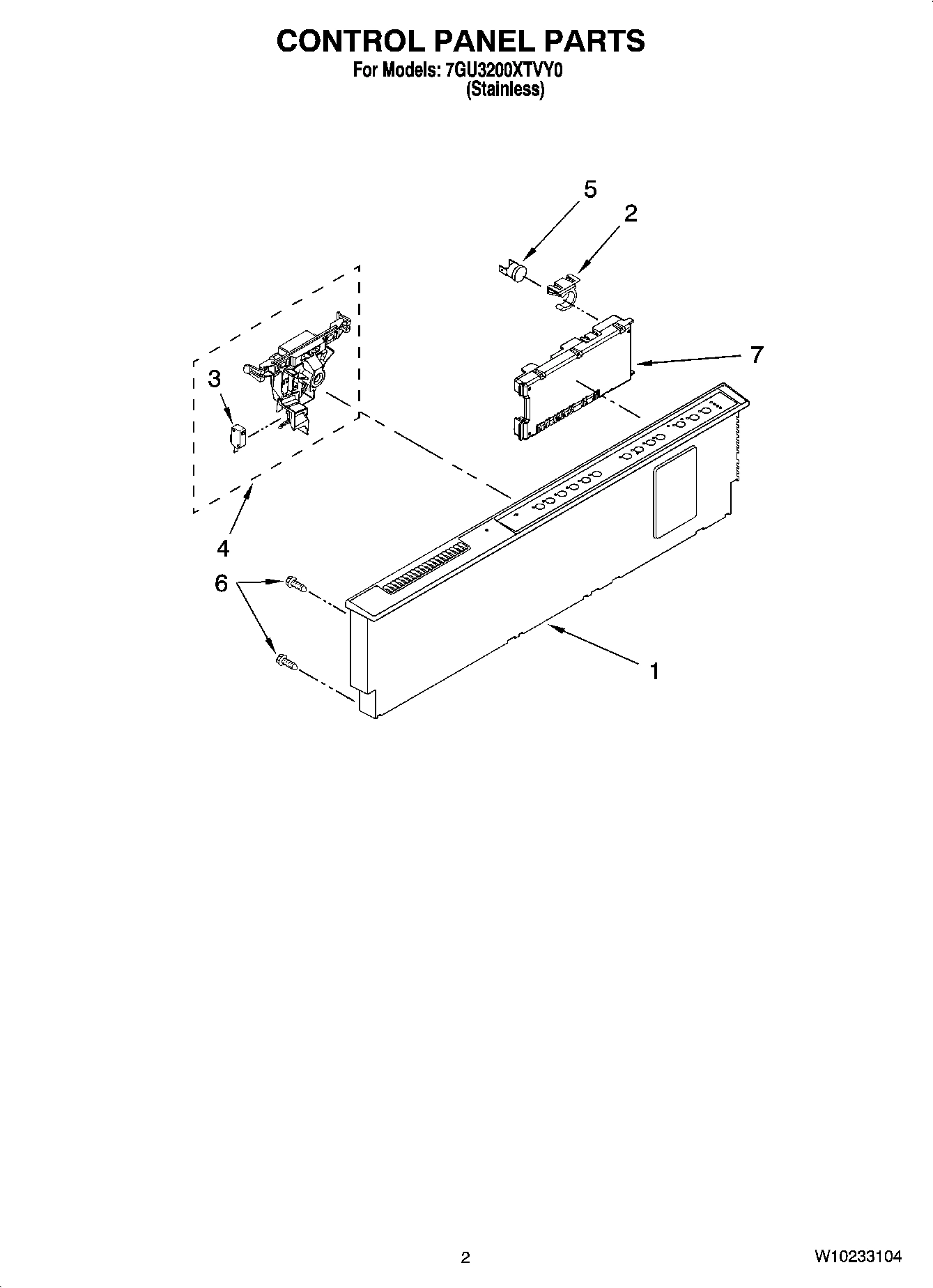 02 - CONTROL PANEL PARTS