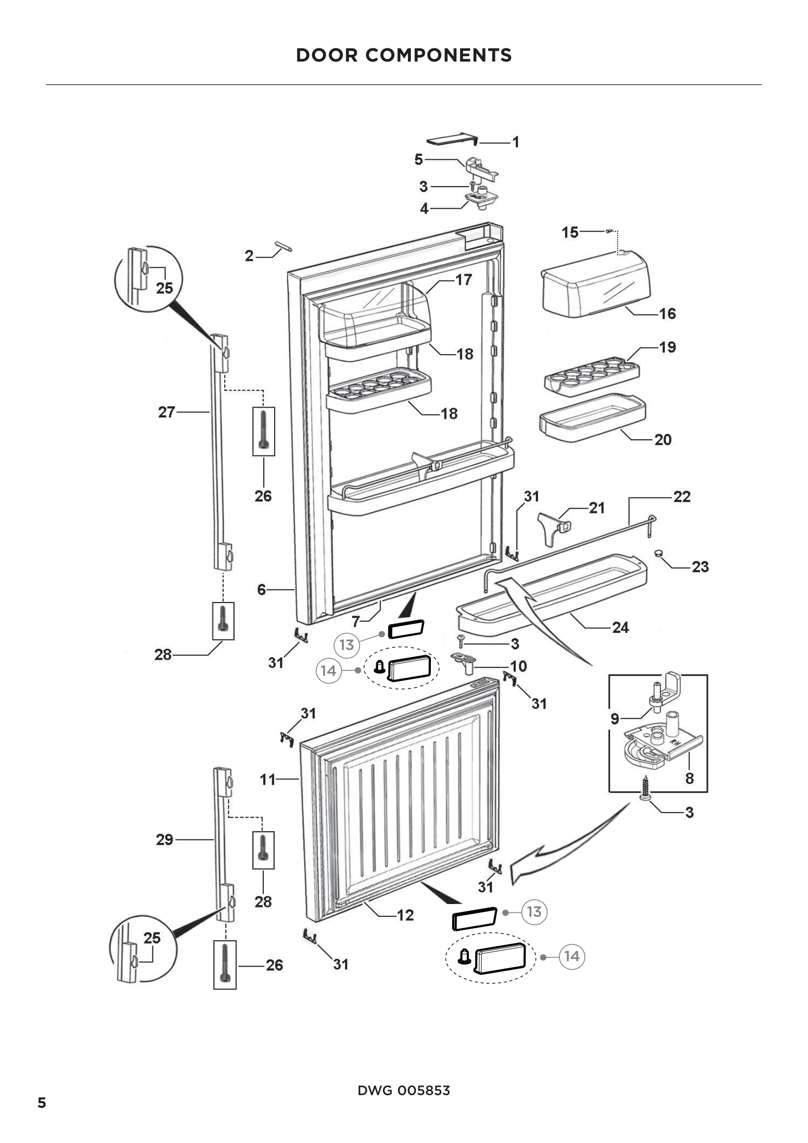 DOOR COMPONENTS