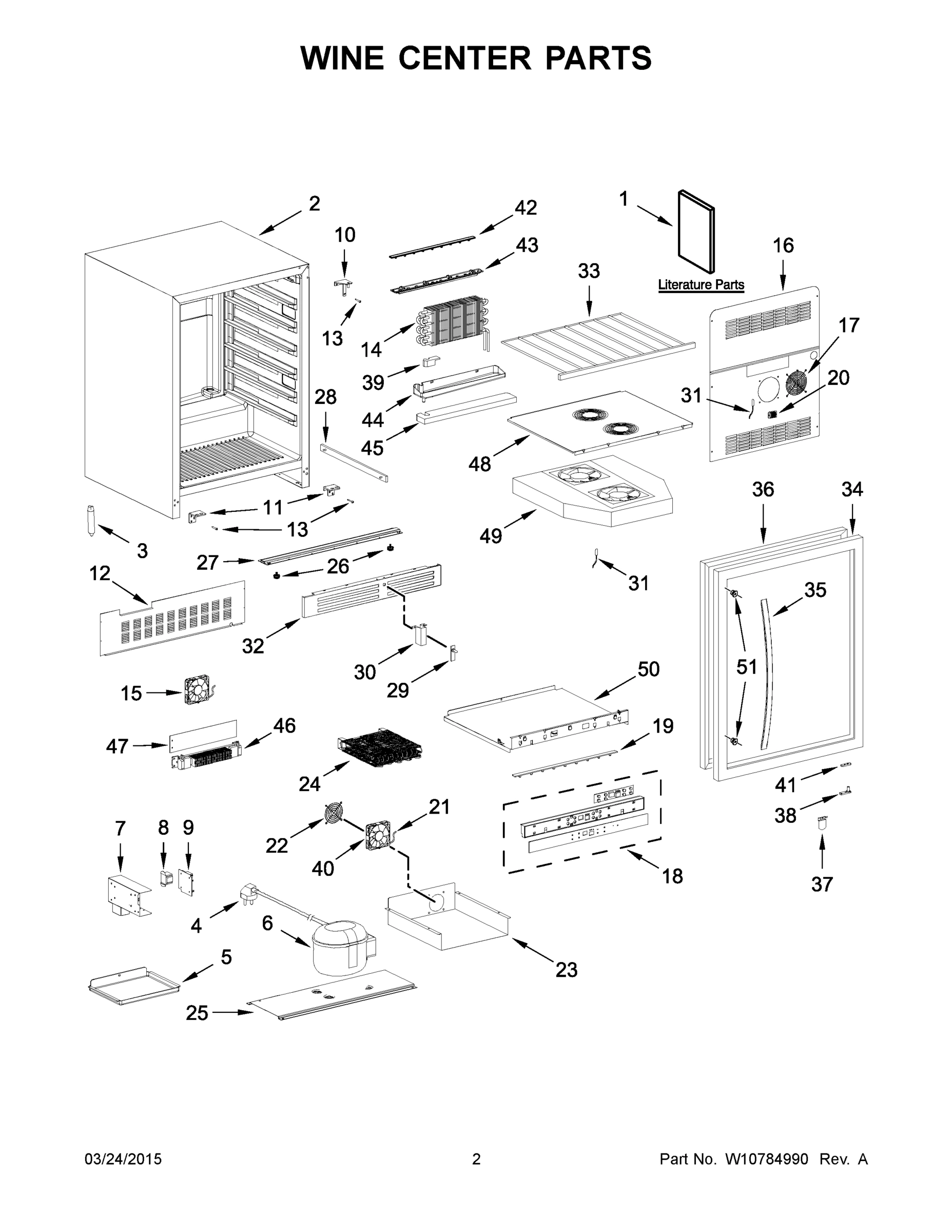 02 - WINE CENTER PARTS