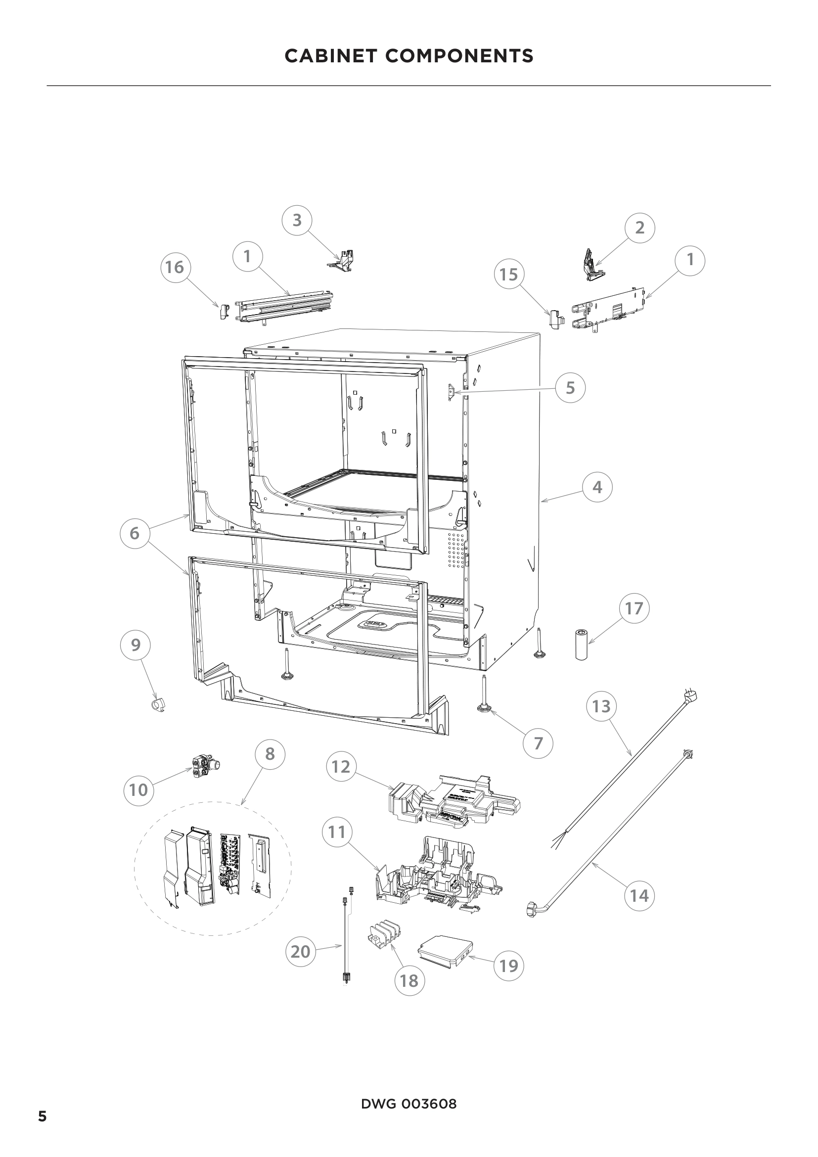 CABINET COMPONENTS