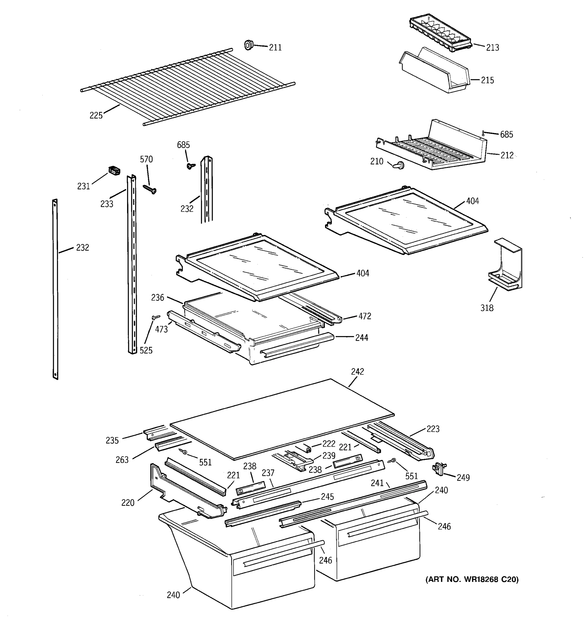 SHELF PARTS