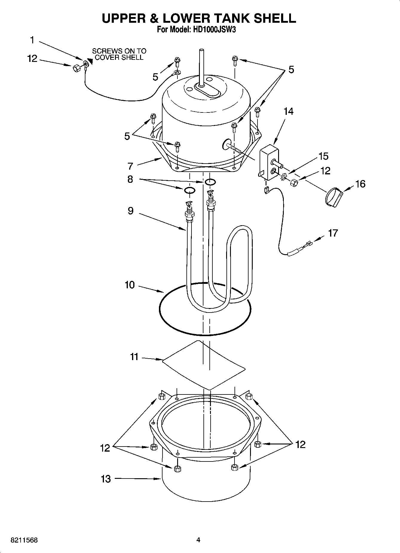 02 - UPPER & LOWER TANK SHELL