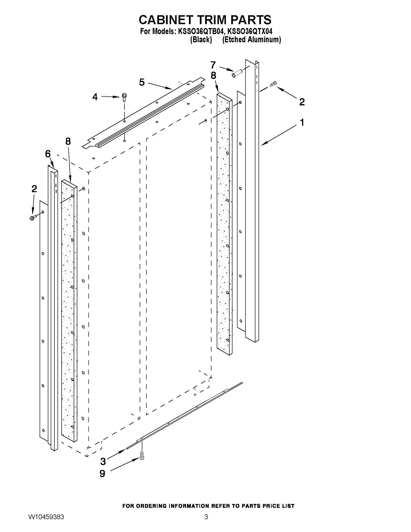 02 - CABINET TRIM PARTS