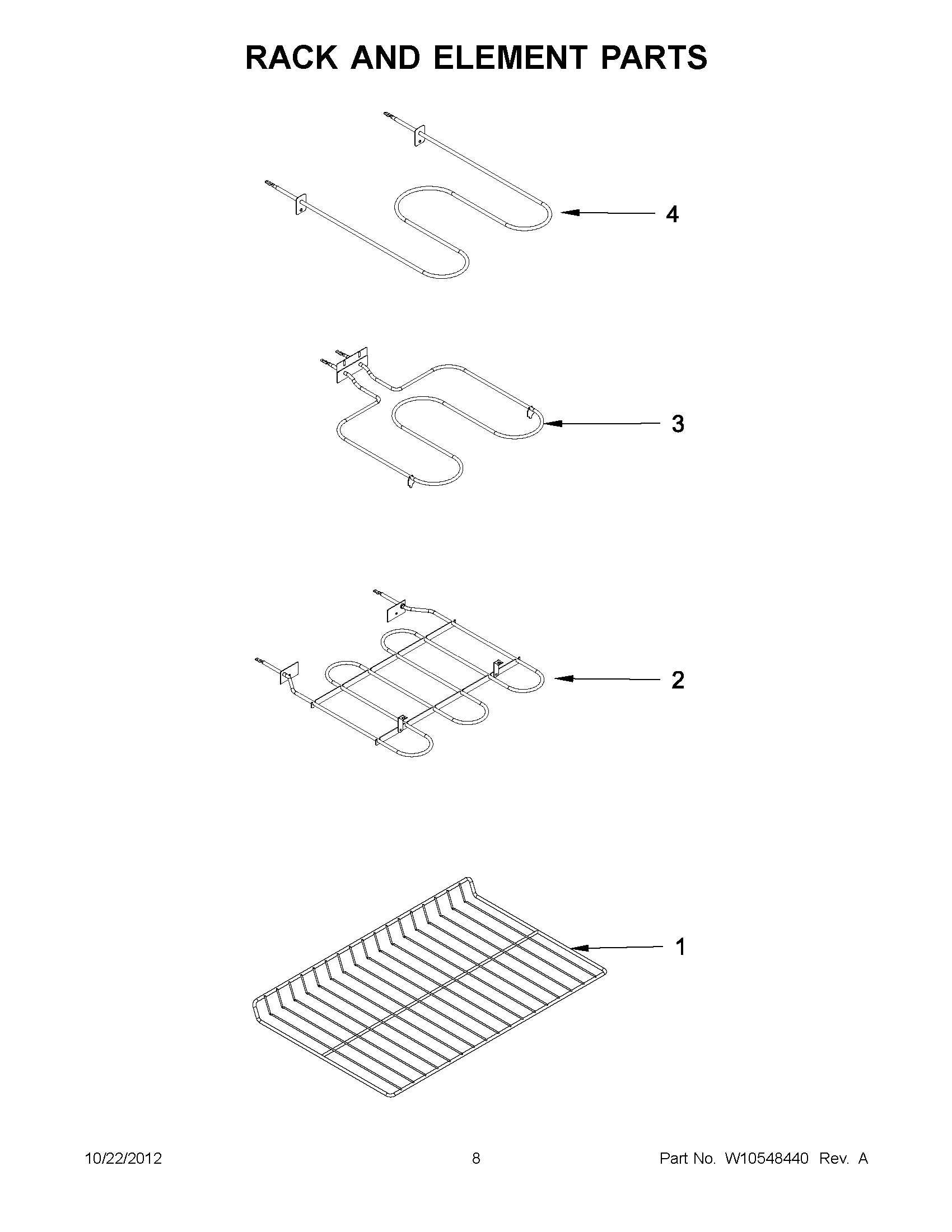 04 - RACK AND ELEMENT PARTS