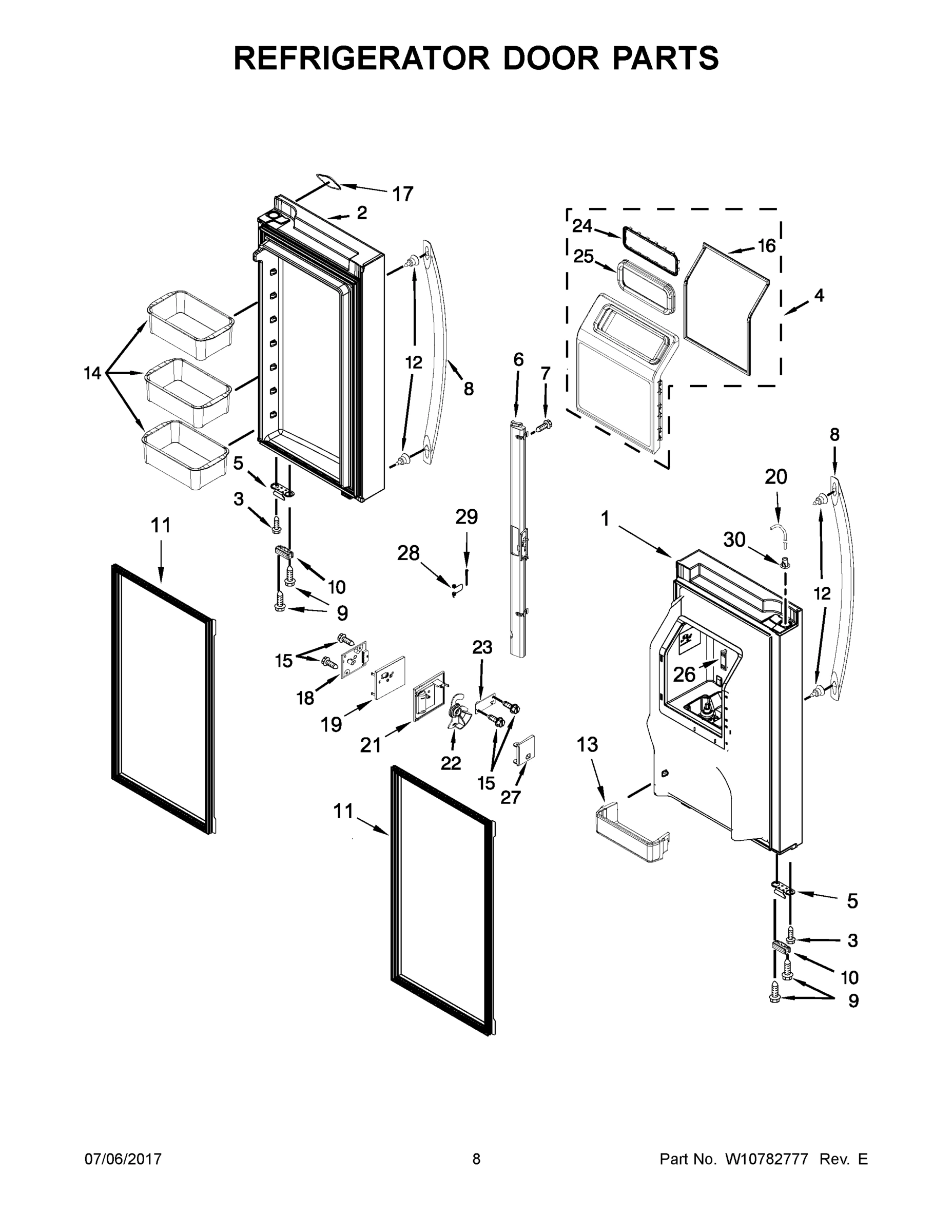 05 - REFRIGERATOR DOOR PARTS