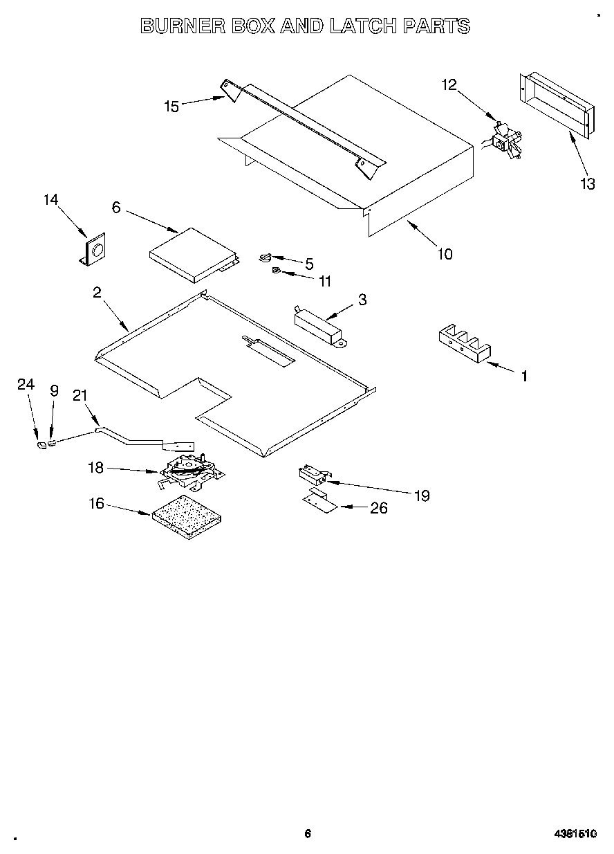 04 - BURNER BOX AND LATCH