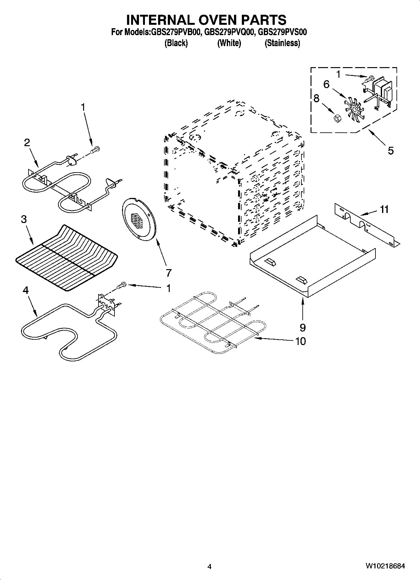 03 - INTERNAL OVEN PARTS