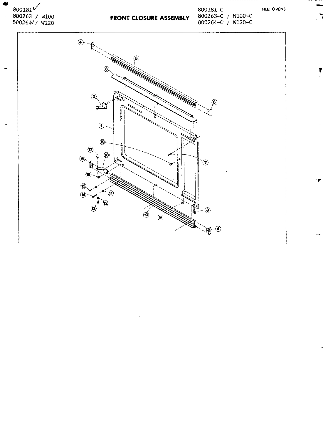 04 - FRONT CLOSURE ASSEMBLY