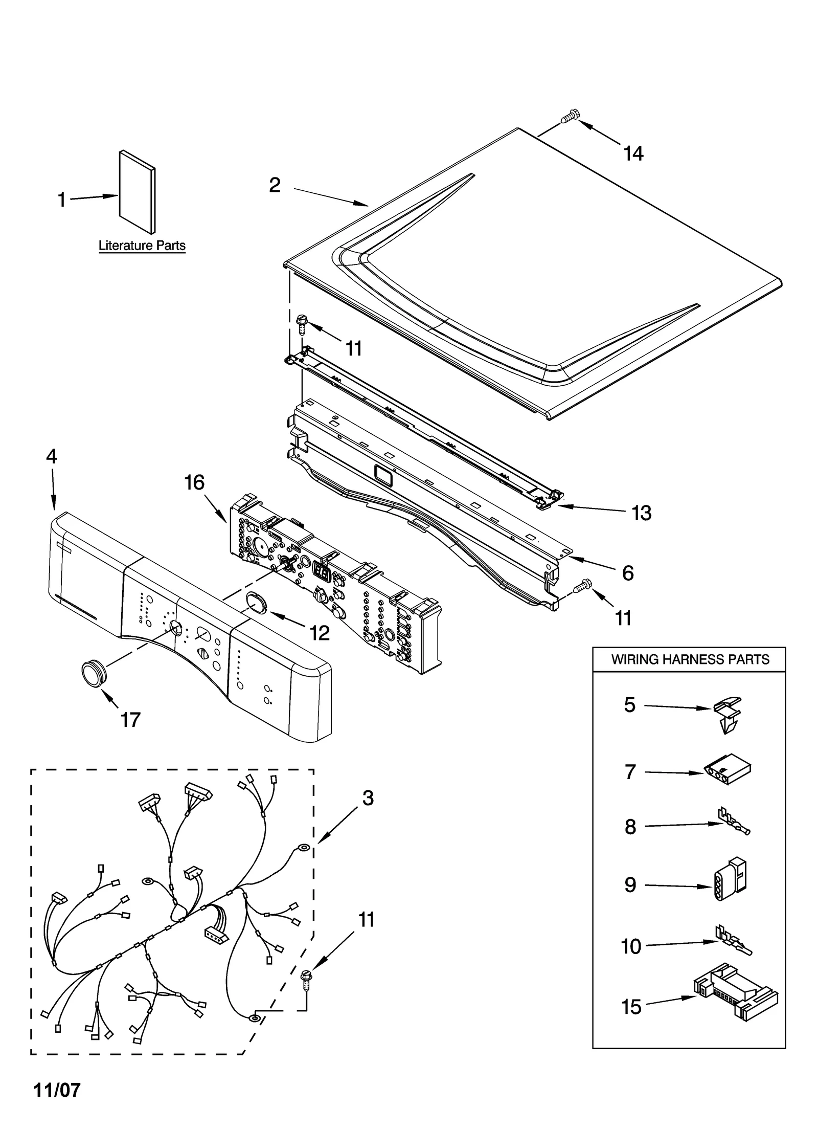TOP AND CONSOLE PARTS