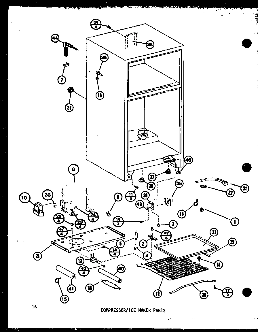 02 - COMPRESSOR/ICE MAKER PARTS