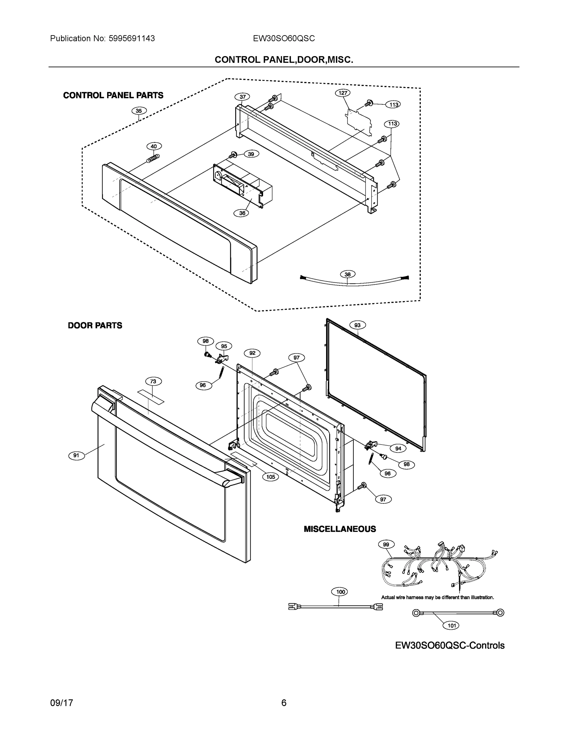 03 - CONTROL PANEL, DOOR, MISC.