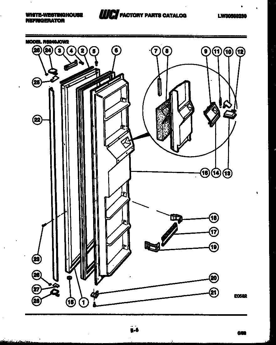 02 - FREEZER DOOR PARTS