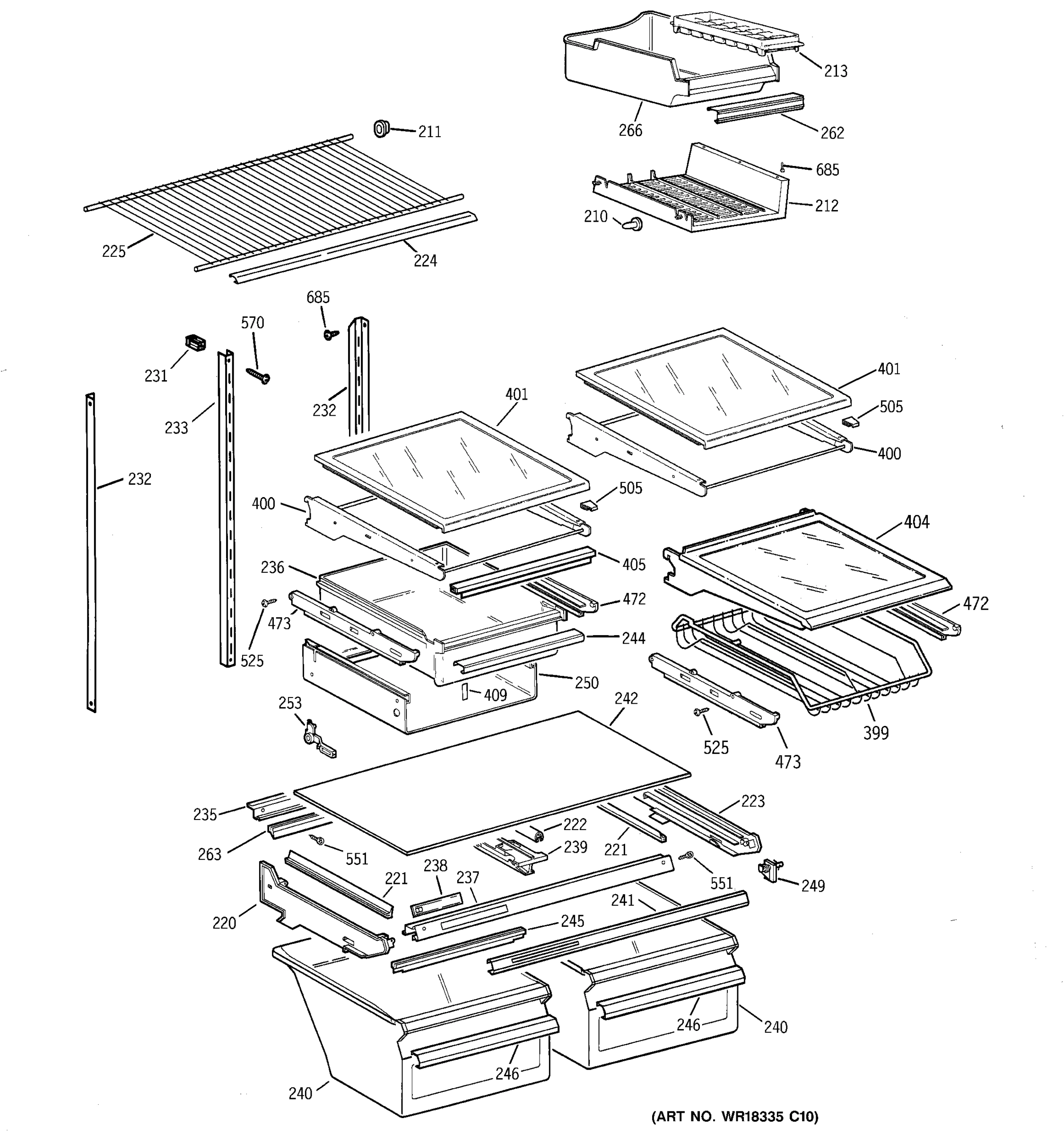 SHELF PARTS
