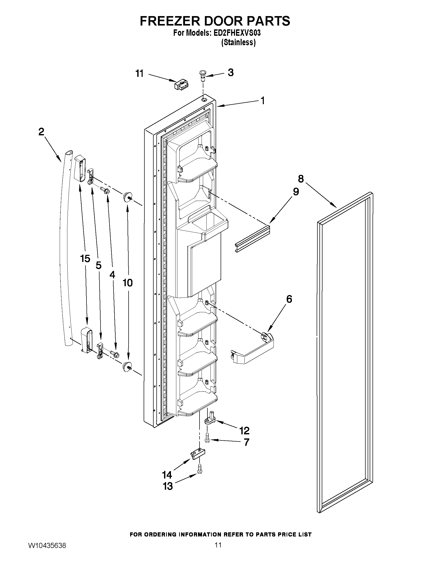 07 - FREEZER DOOR PARTS
