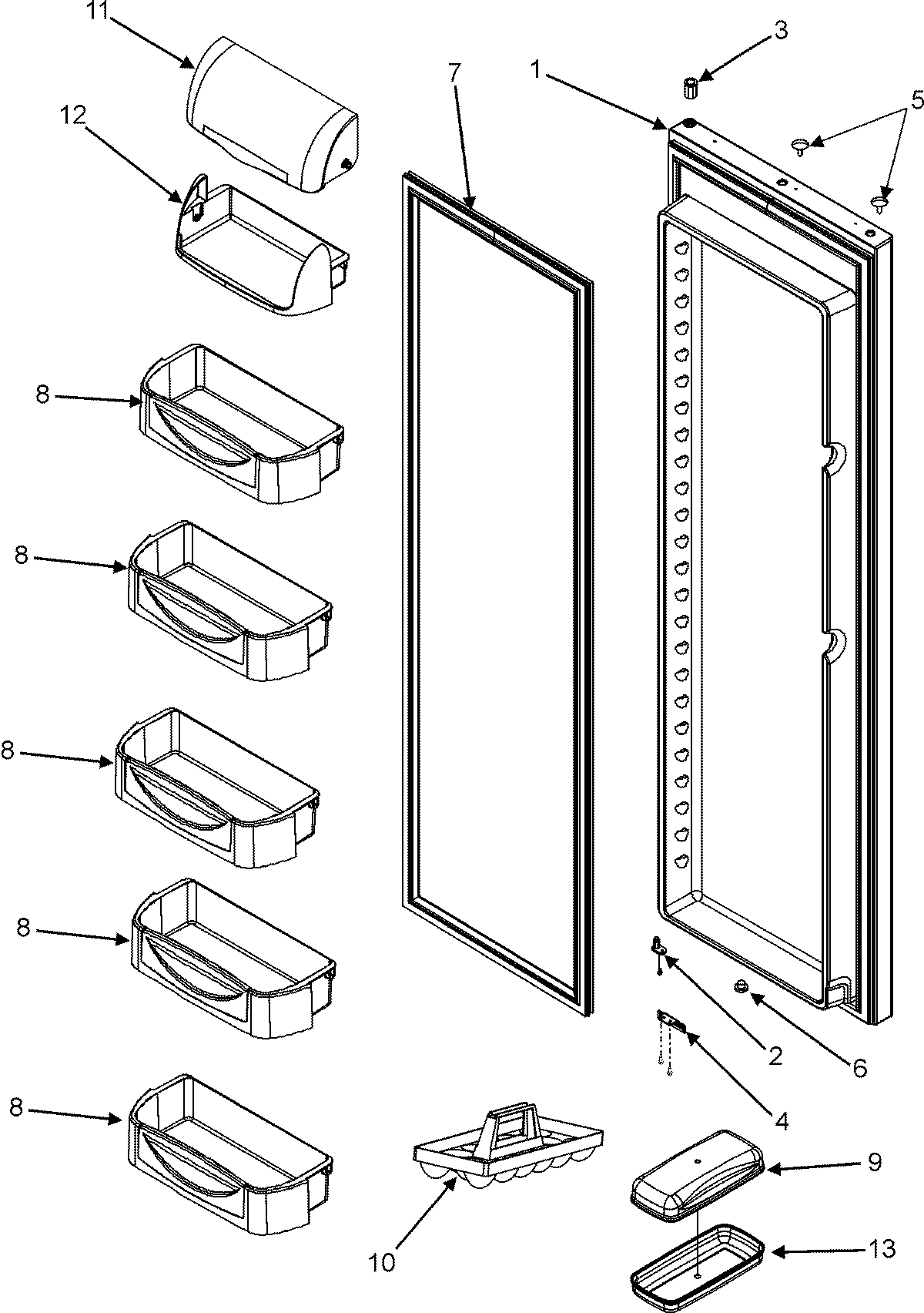 16 - REFRIGERATOR DOOR