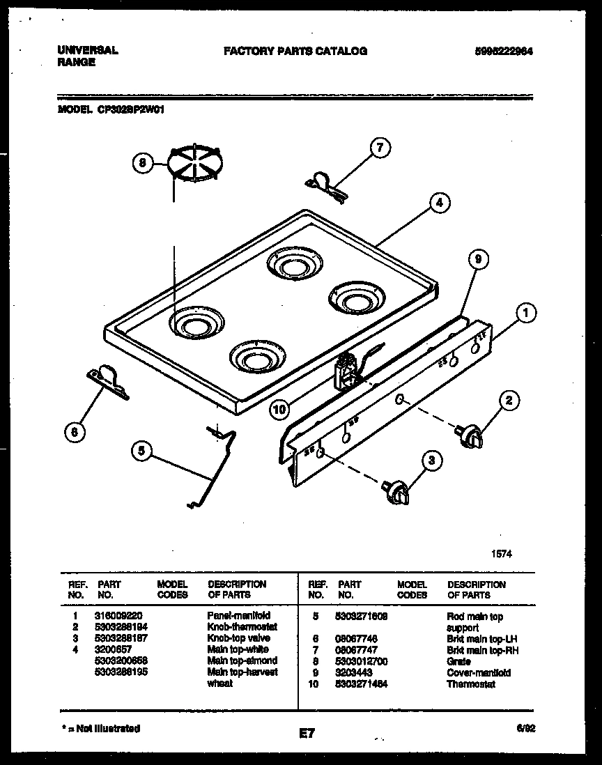 03 - COOKTOP PARTS