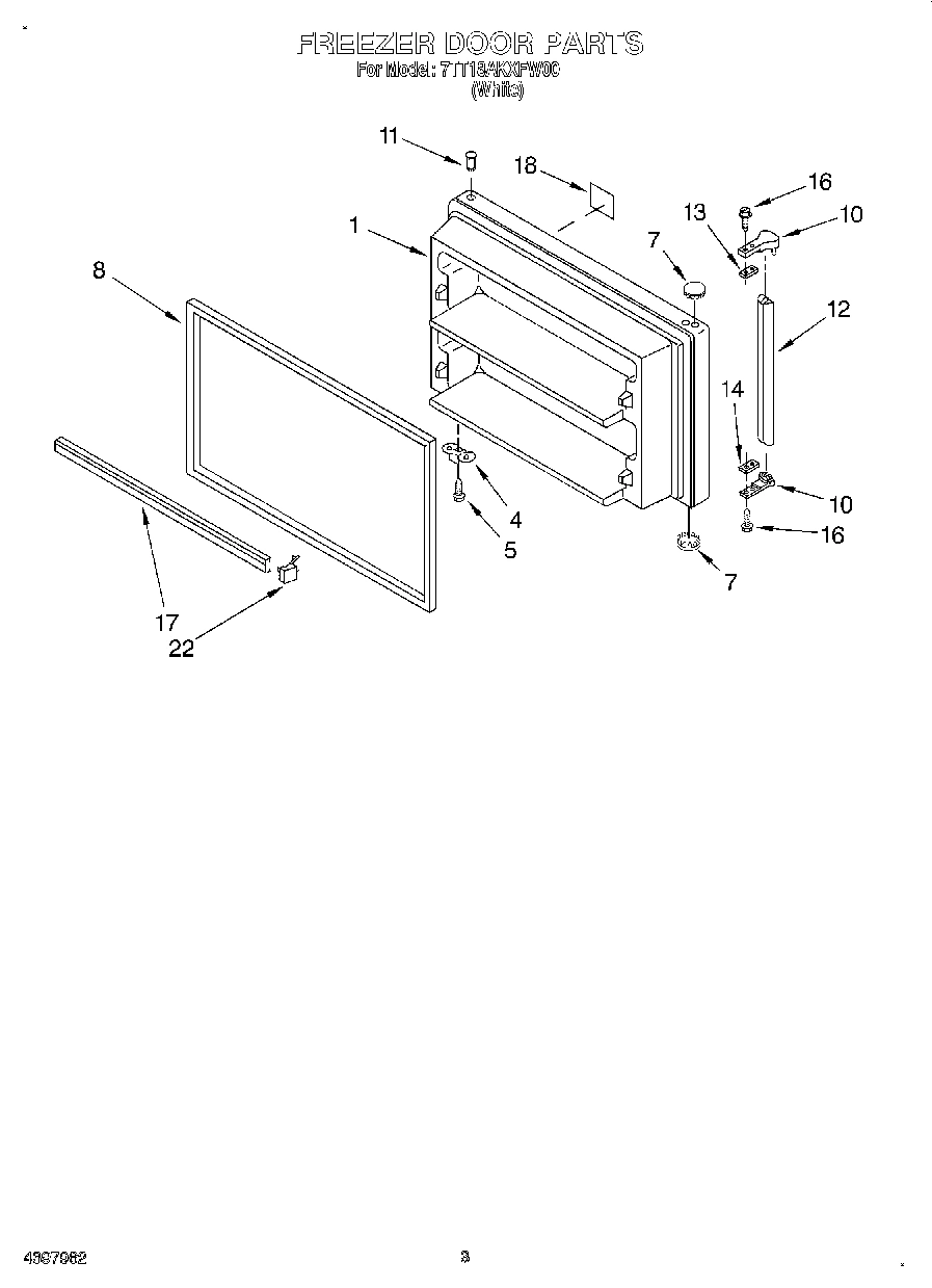 02 - FREEZER DOOR