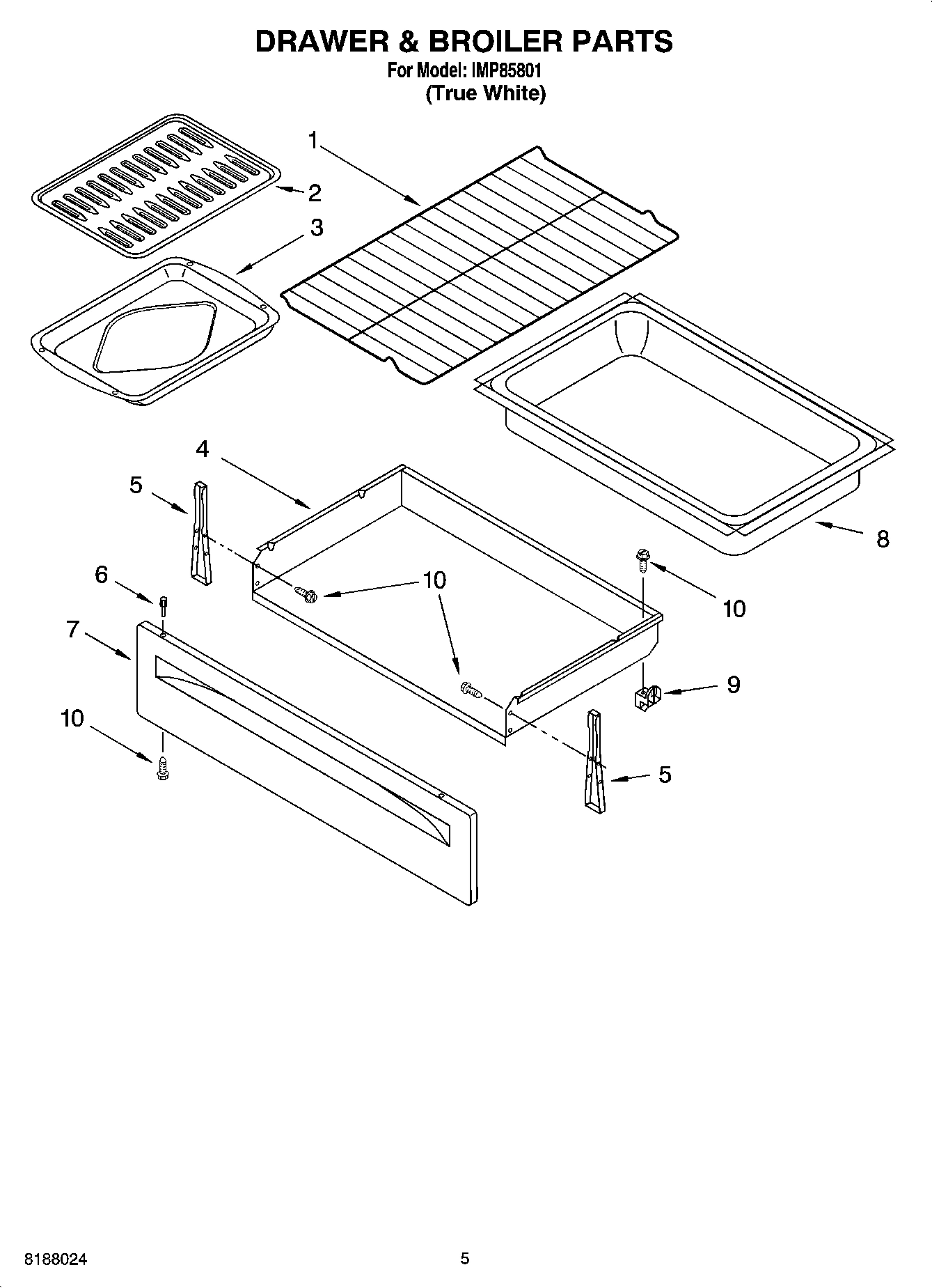 04 - DRAWER & BROILER PARTS