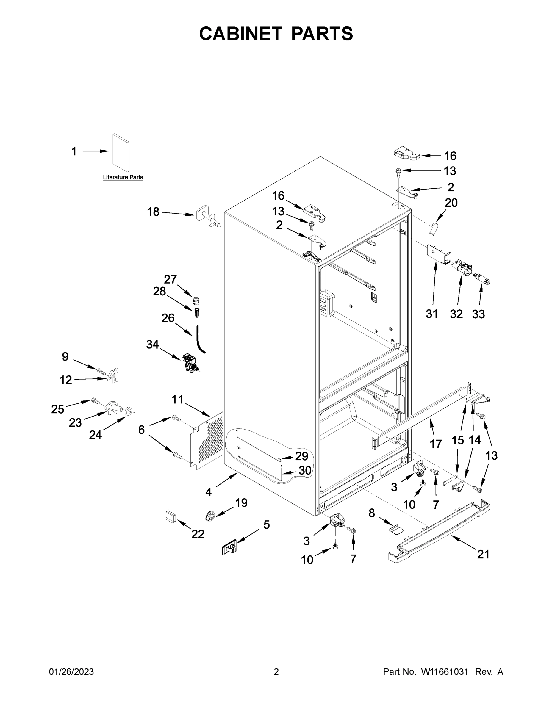 02 - CABINET PARTS