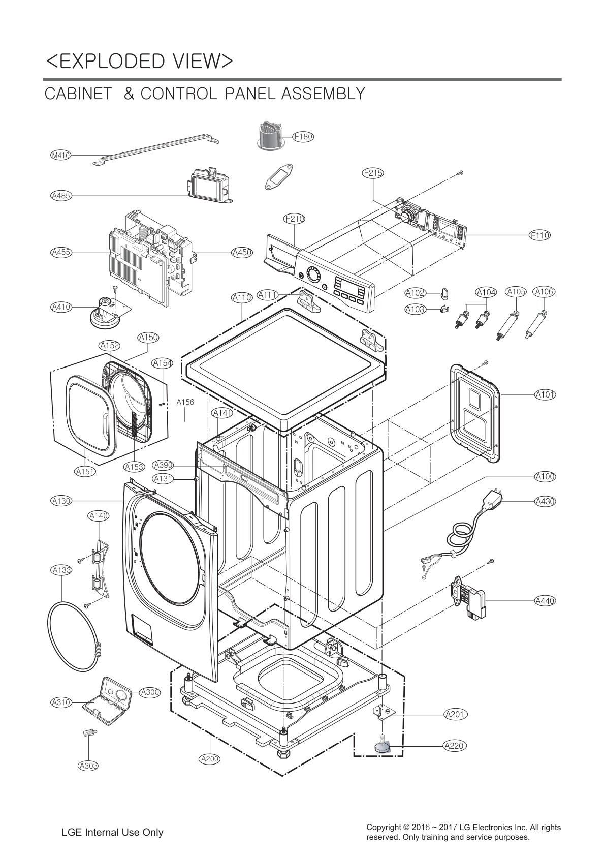 CABINET & CONTROL PANEL ASSEMBLY