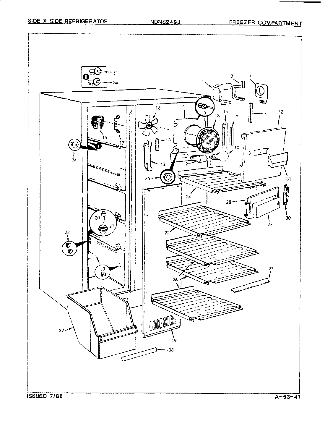01 - FREEZER COMPARTMENT