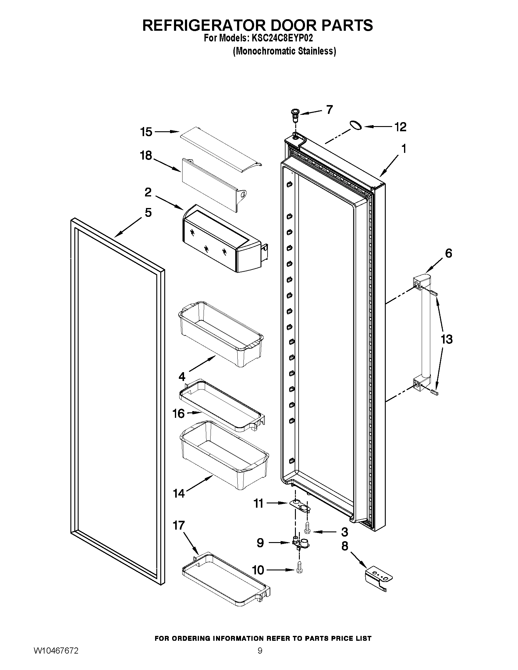 06 - REFRIGERATOR DOOR PARTS