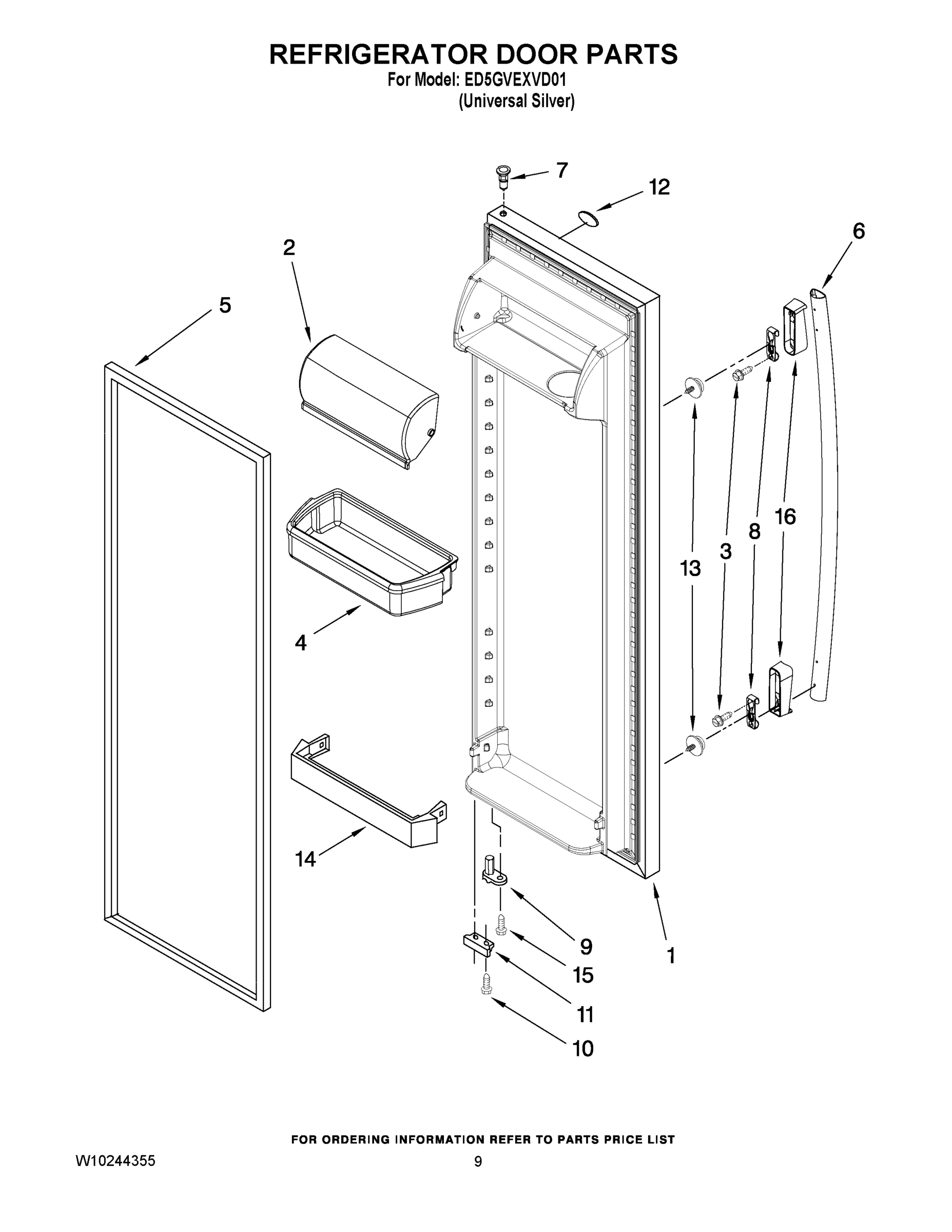 06 - REFRIGERATOR DOOR PARTS