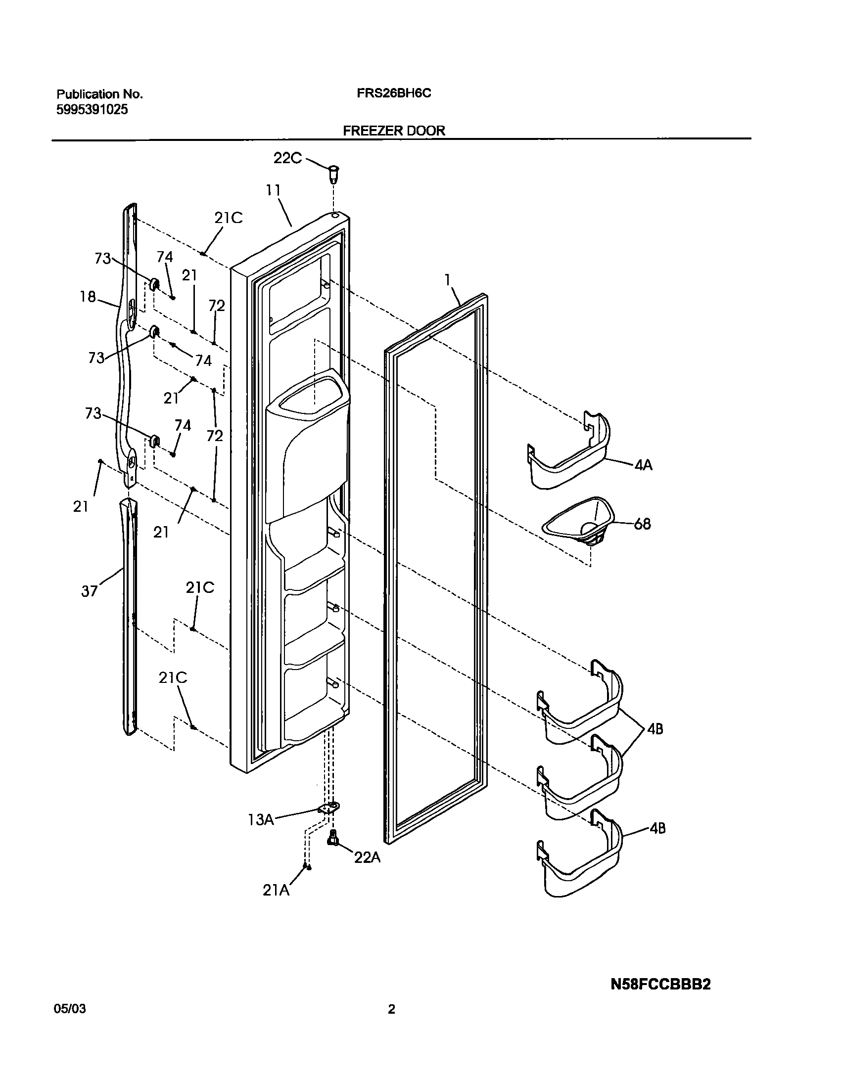 03 - FREEZER DOOR